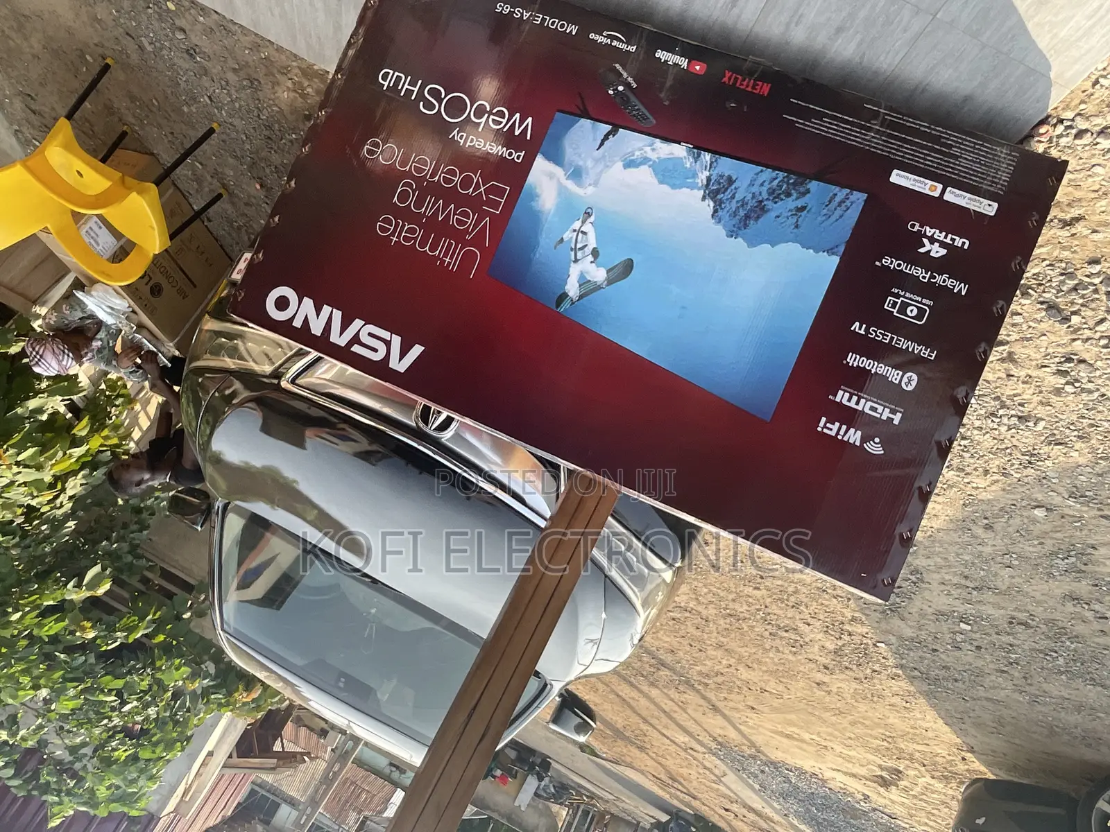 55inches Screen Slim Design Smart Tv Webos ASANO Flat