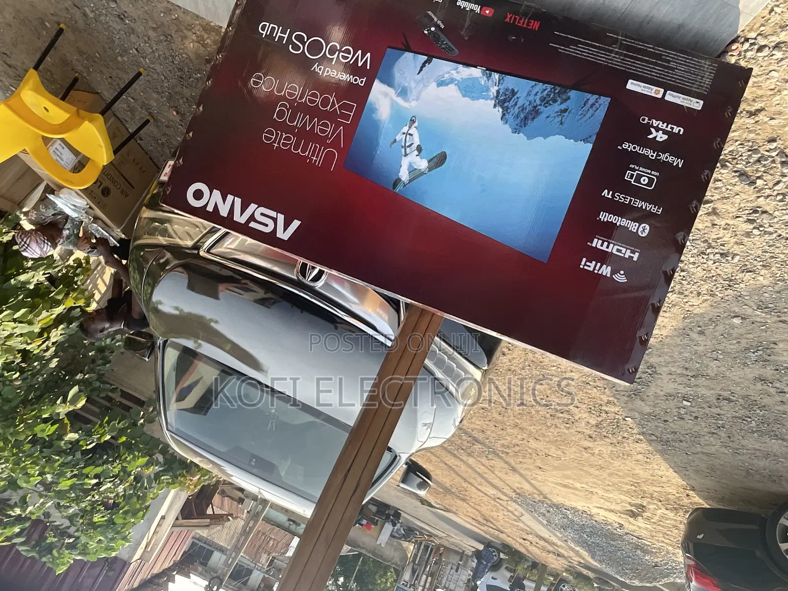 55inches Screen Slim Design Smart Tv Webos ASANO Flat
