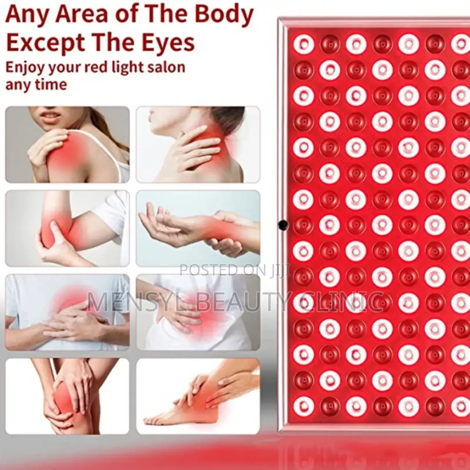 Red Light Therapy Panels 660nm, 850nm Face Treatment