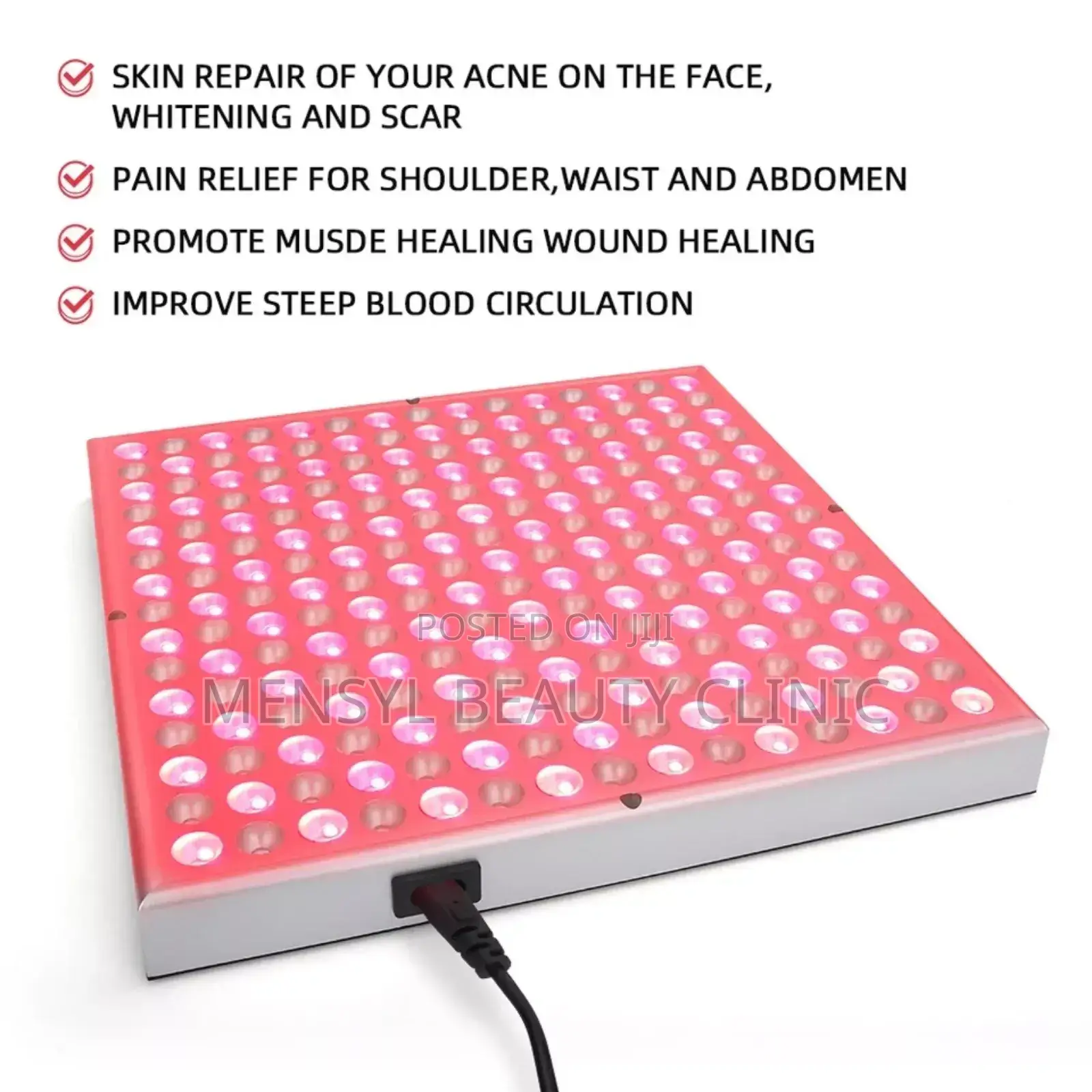 Red Light Therapy Panels 660nm, 850nm Face Treatment