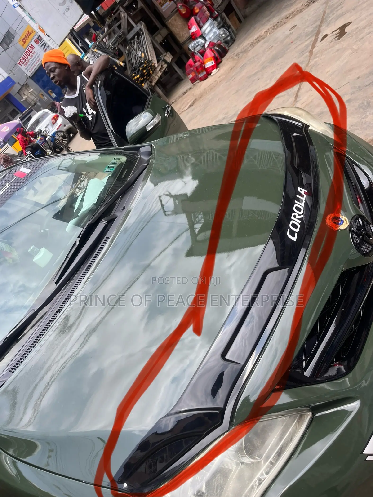 Bonet Shade for Toyota Corolla 2009 to 2013