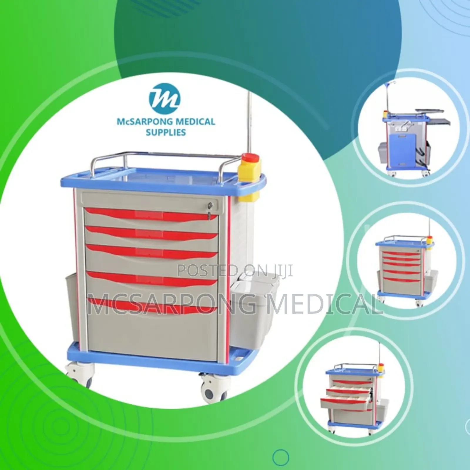 Emergency Crash Cart Trolley (Emergency Medicine Trolley)