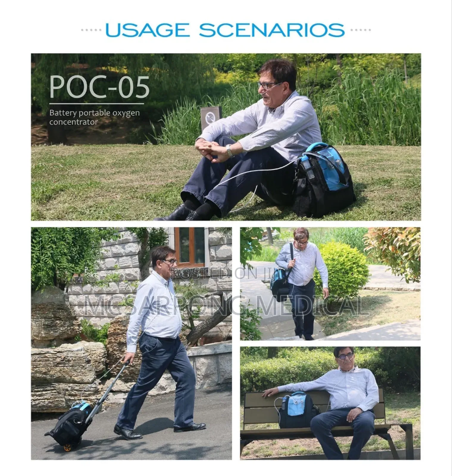 Original Rechargeable Portable Travel Oxygen Concentrator
