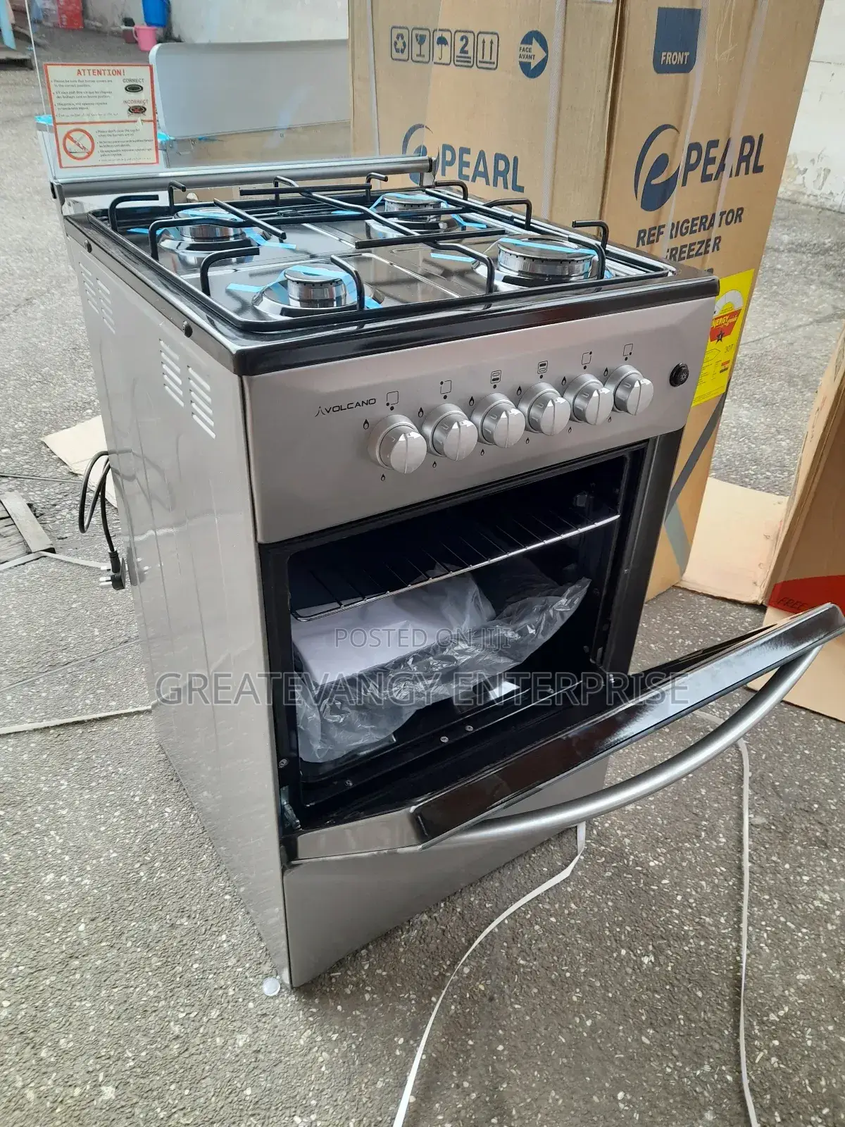 Brandnew 4 Burner Gas Cooker With Grill