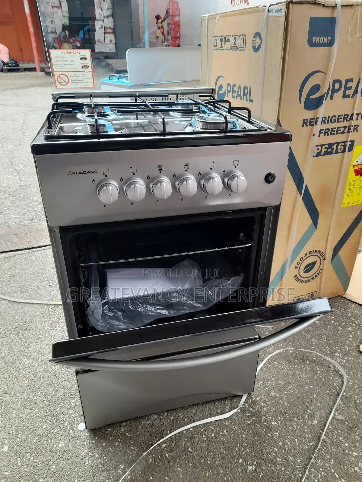 Brandnew 4 Burner Gas Cooker With Grill