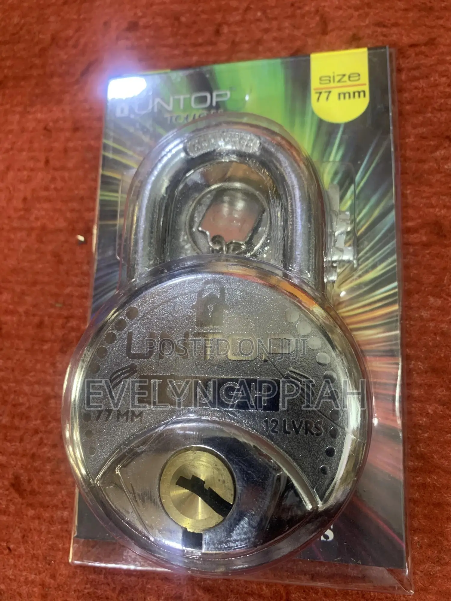 Untop Tough 77mm Padlock