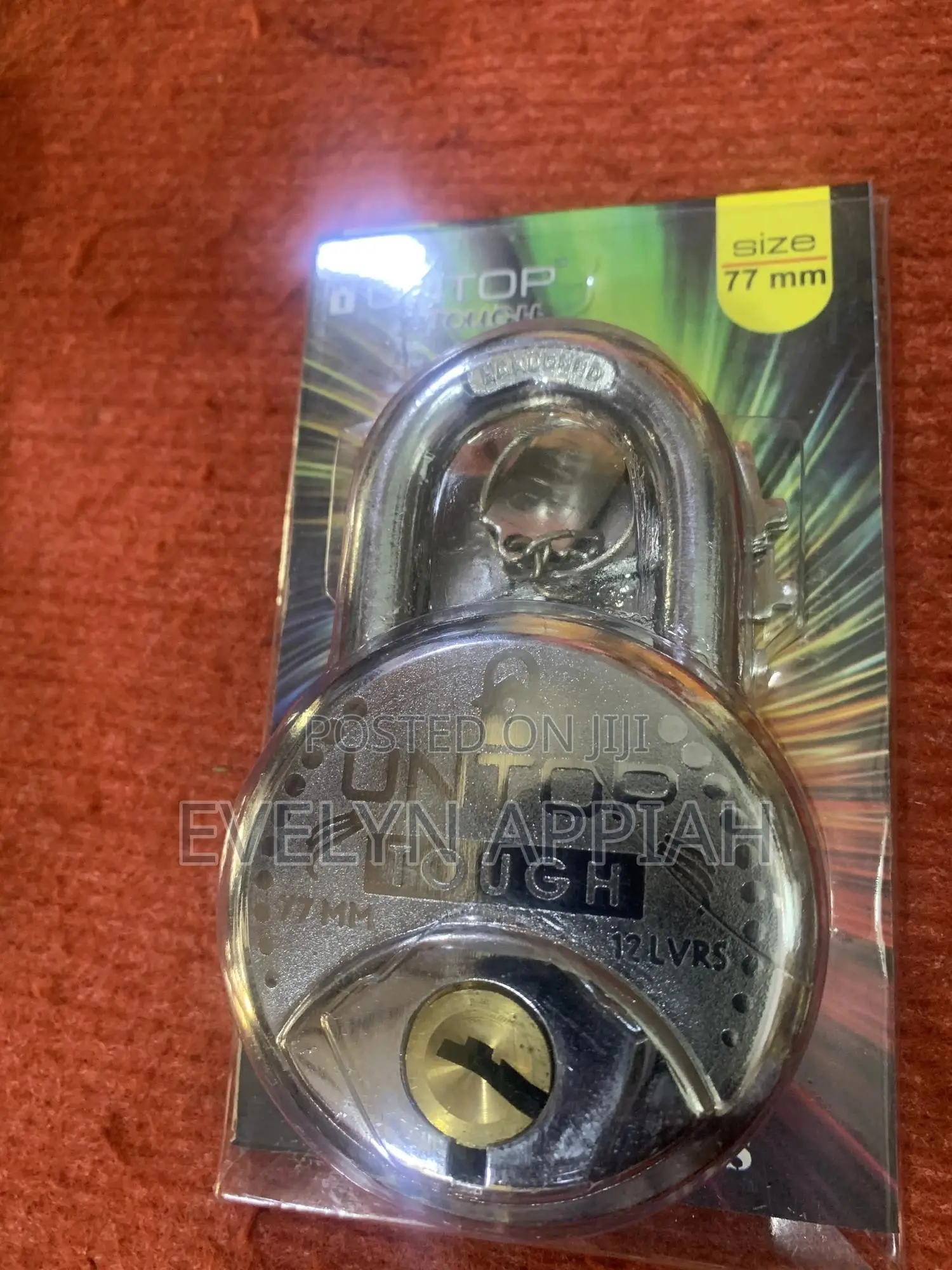 Untop Tough 77mm Padlock