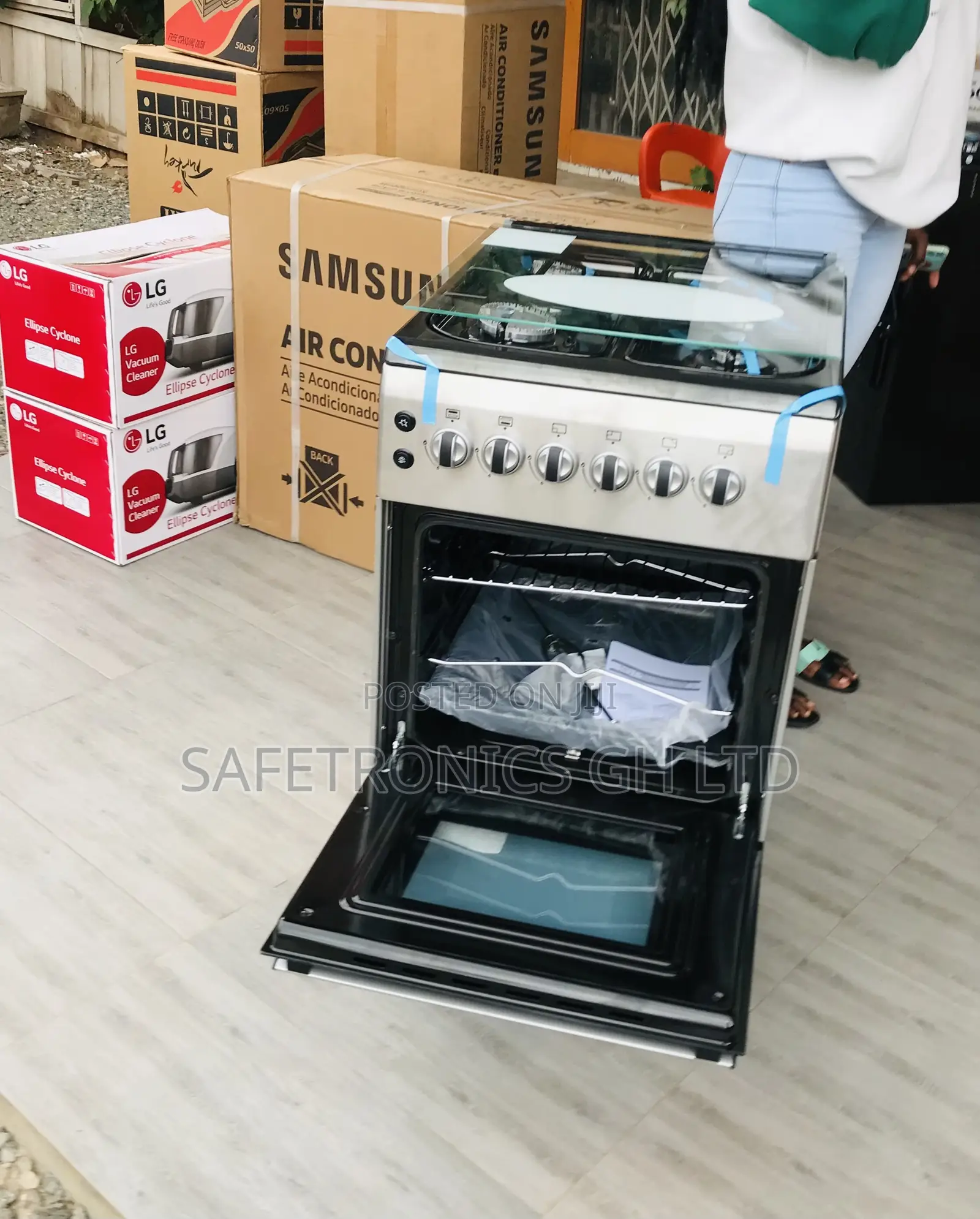 (Gray) Ferre 4 Gas 60by60 Oven/Grill