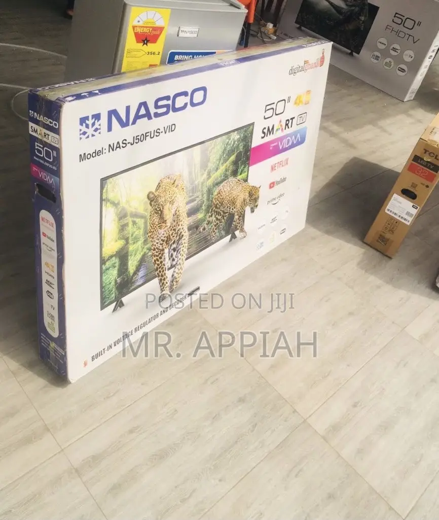 Check Out Quality Nasco 50” Uhd Smart Television(Black).