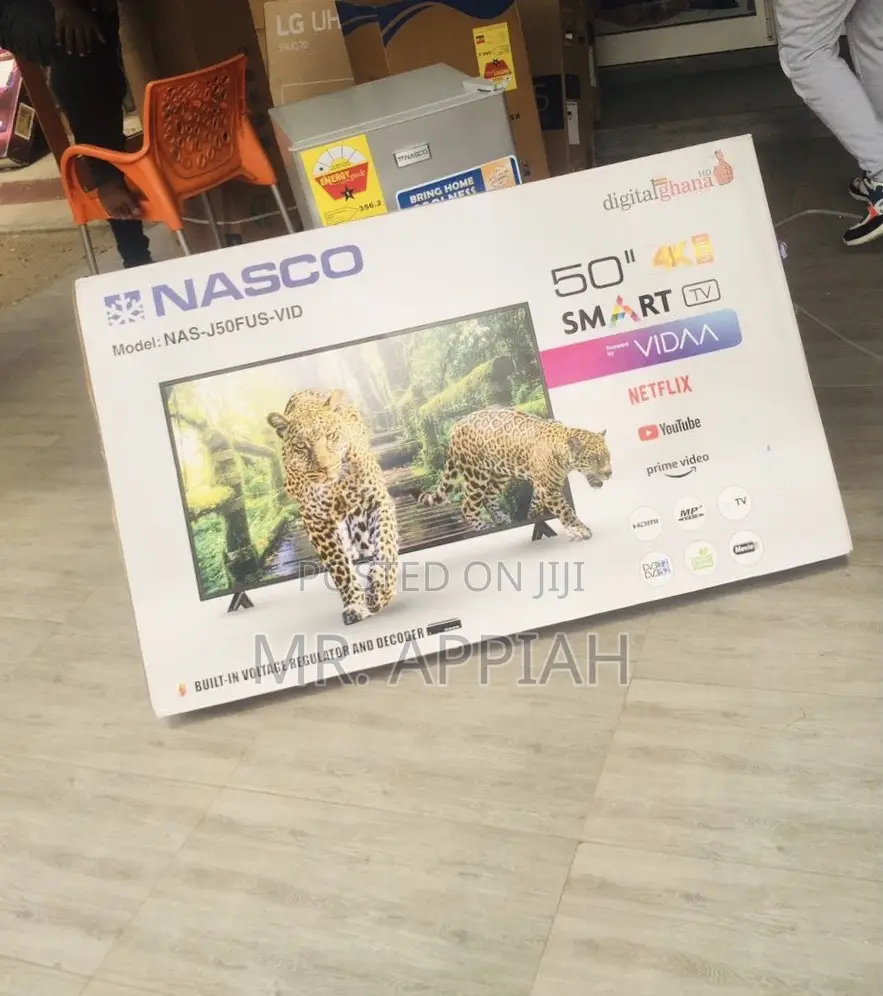 Check Out Quality Nasco 50” Uhd Smart Television(Black).