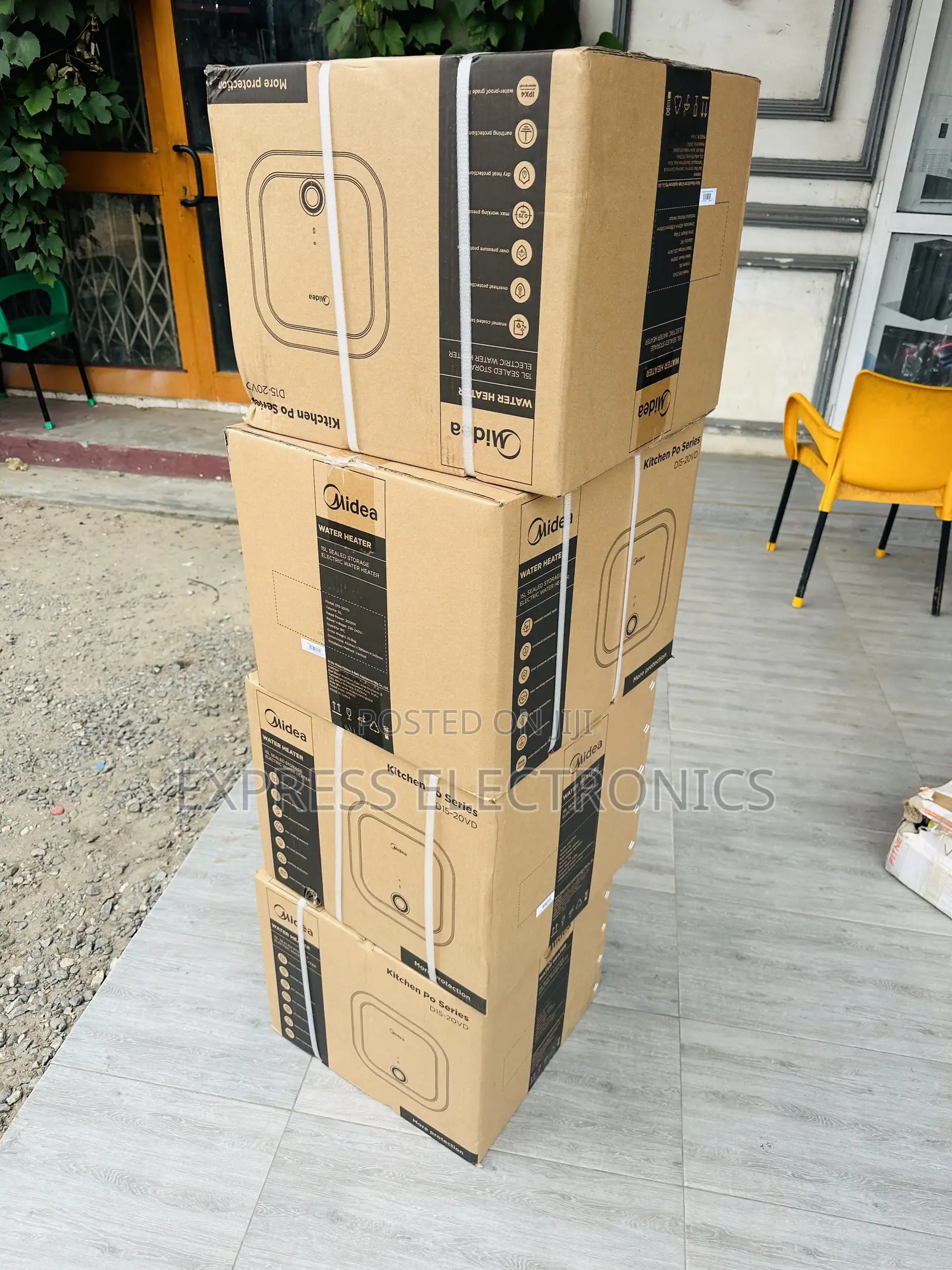 Full Control Water Heater MIDEA 15L. —-