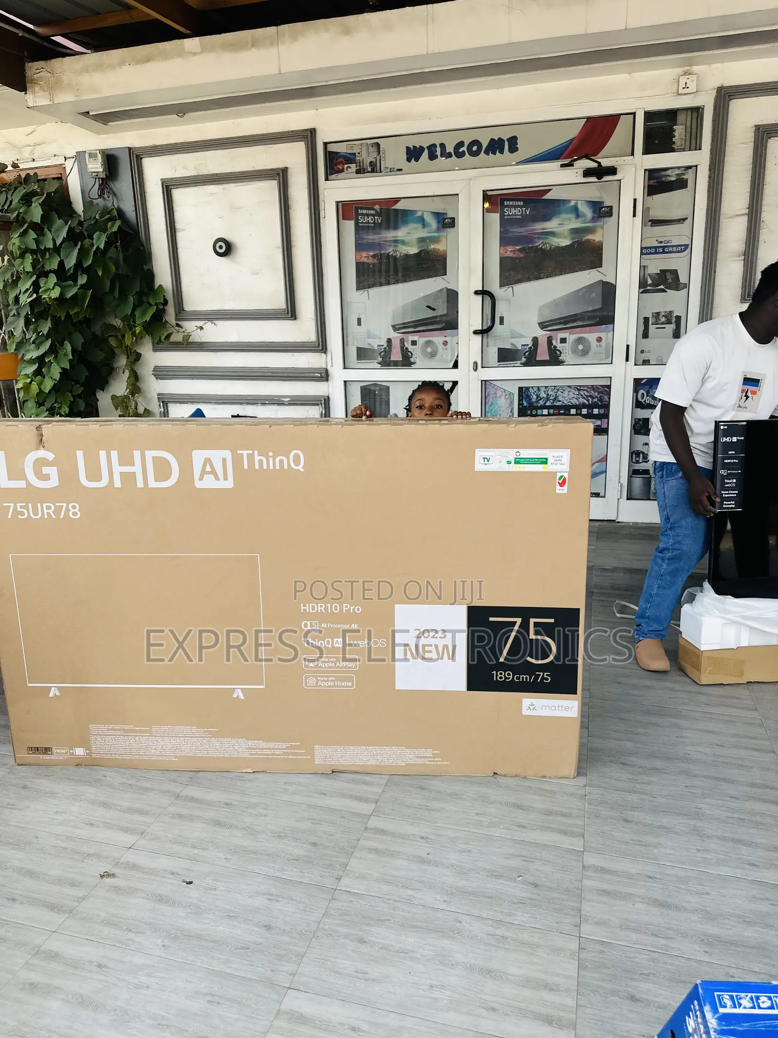 Crisp UHD Smart Lg 75”UR78000 Television