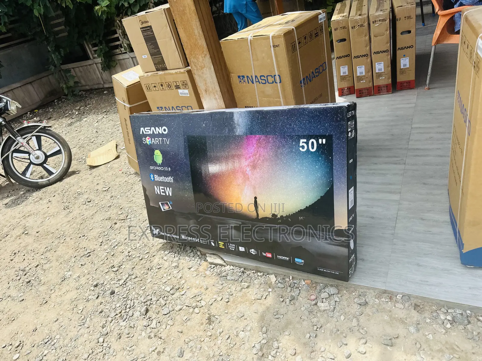 50”UHD Smart Glossy Slim Asano Television