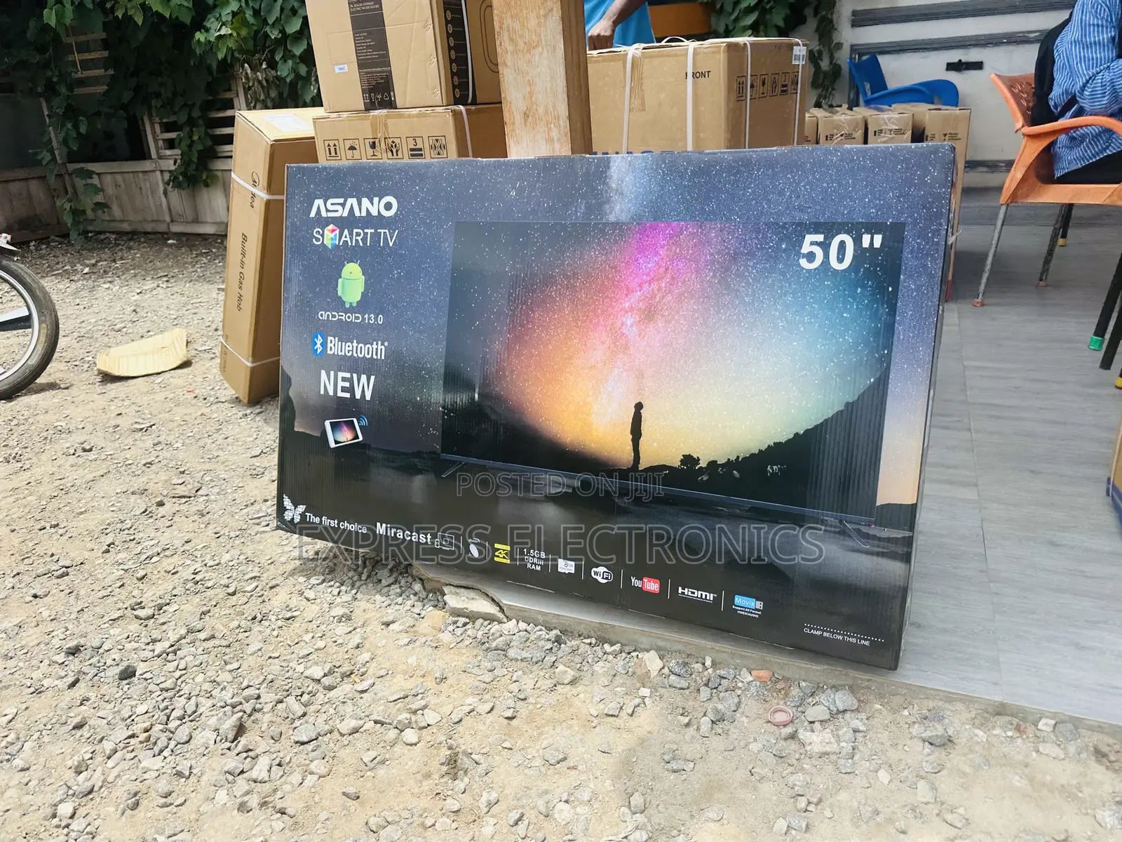 Asano 50” UHD Android Slim Smart