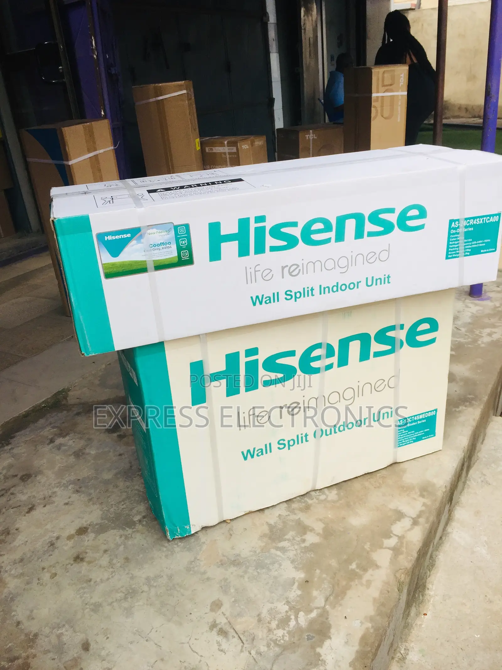 Anti Rust Strong Air Conditioner Hisense Split R410 2.5hp