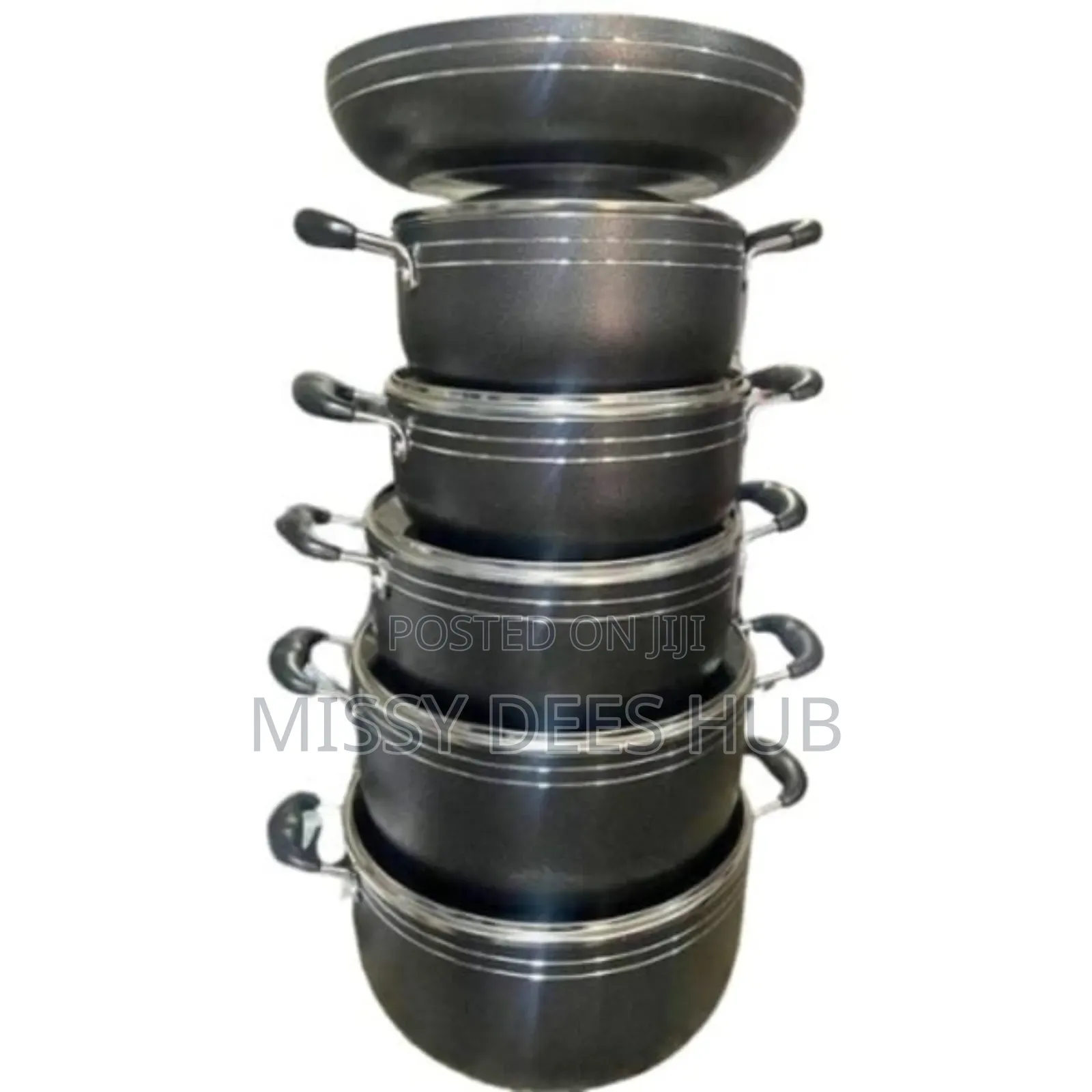 6pcs Delicious Cook Non-Stick Cookware Set - Big Size