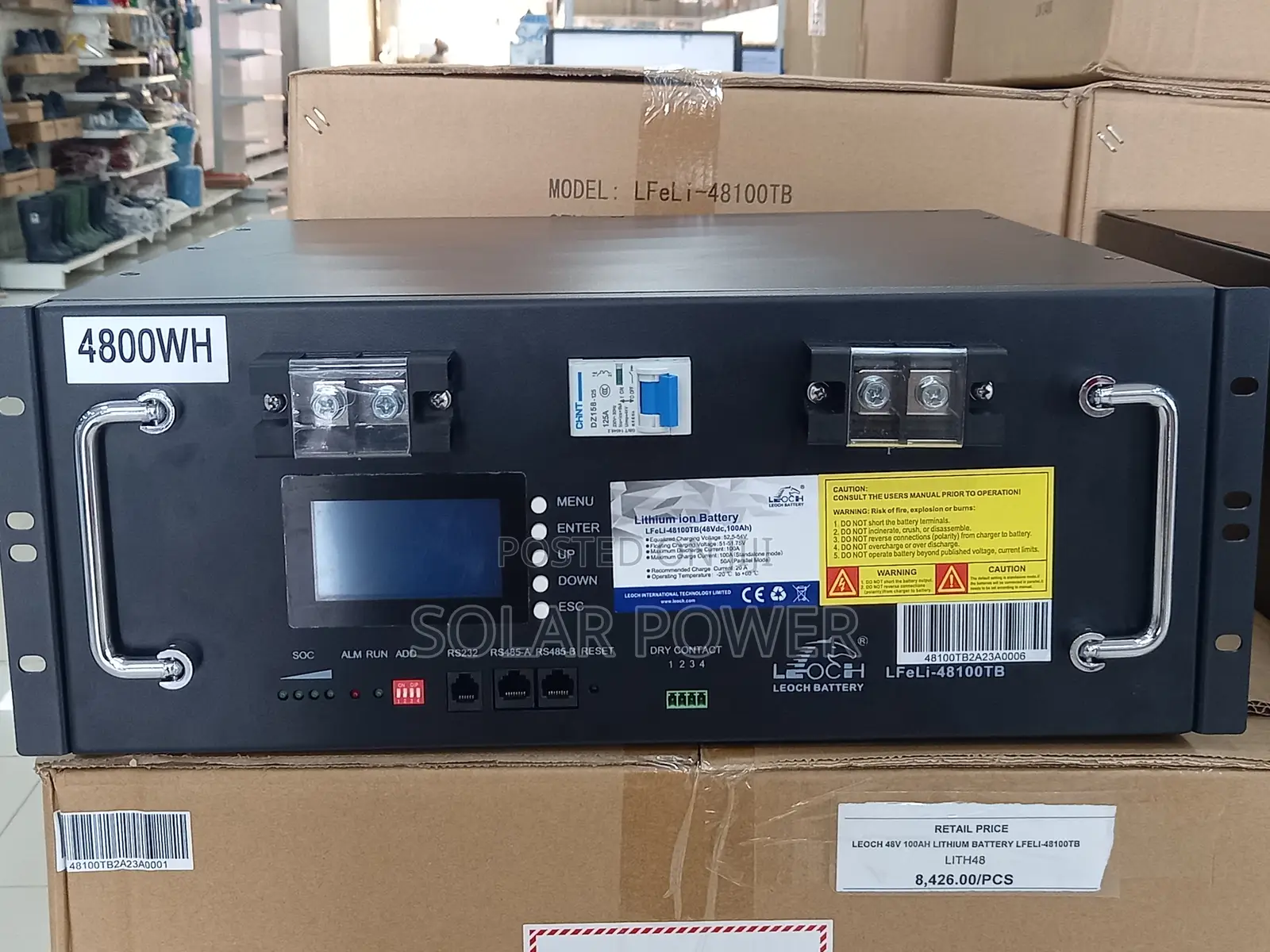 Lithium Battery 51.2v300ah Mega Promo