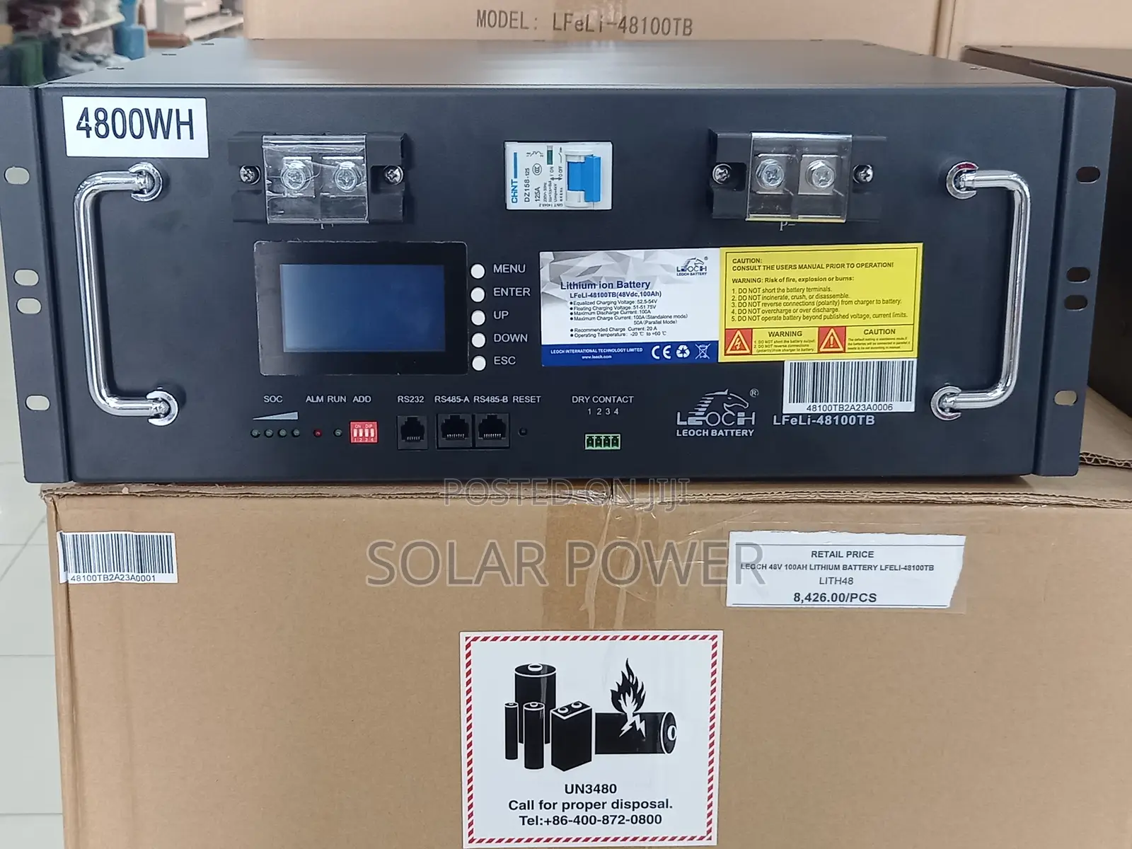 Lithium Battery 51.2v300ah Mega Promo