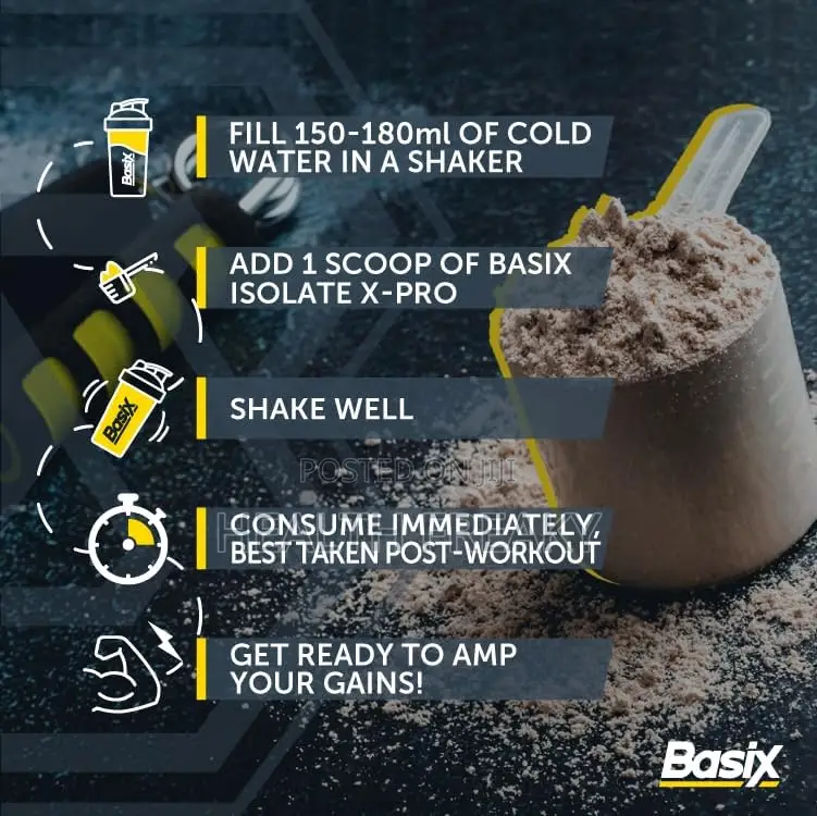 Protein Basix Whey Protein Isolate Muscle Builder