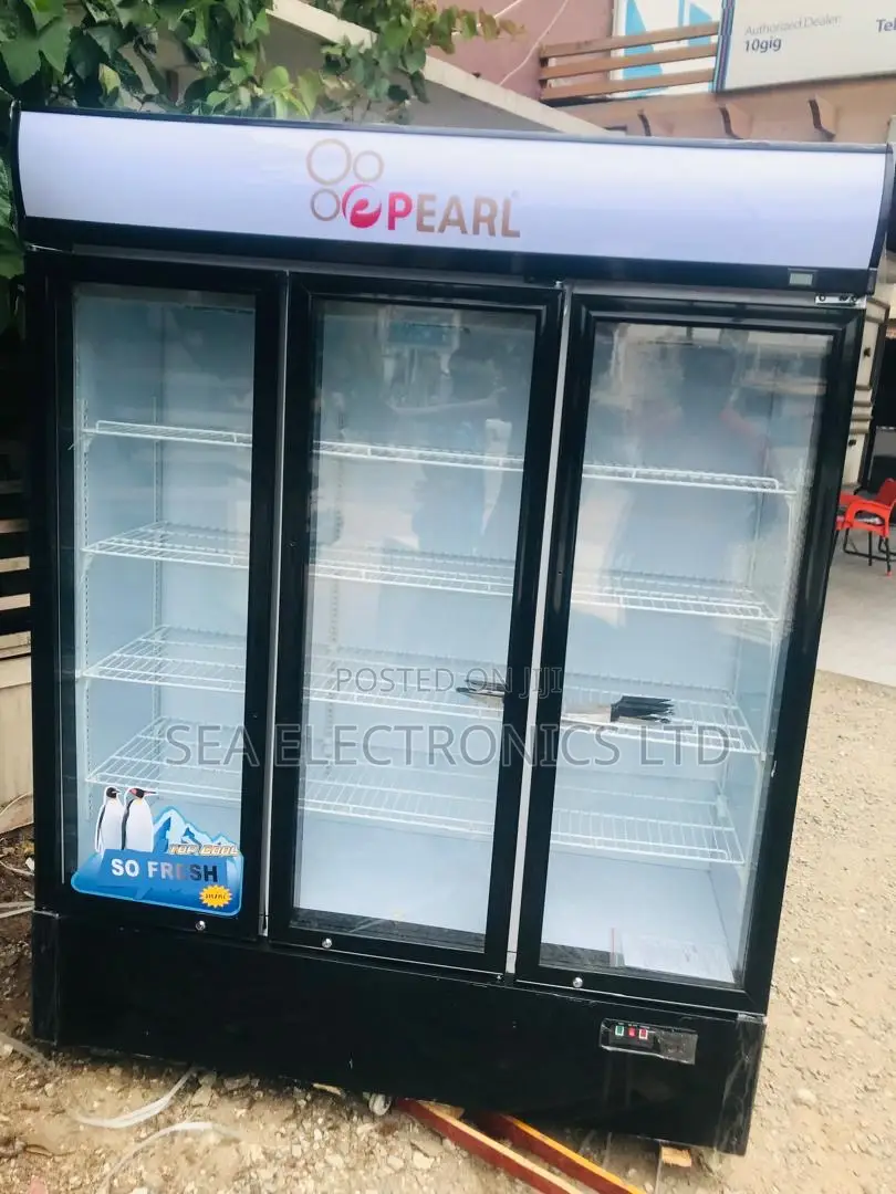 Super Unique Pearl Display Fridge 3 Doors