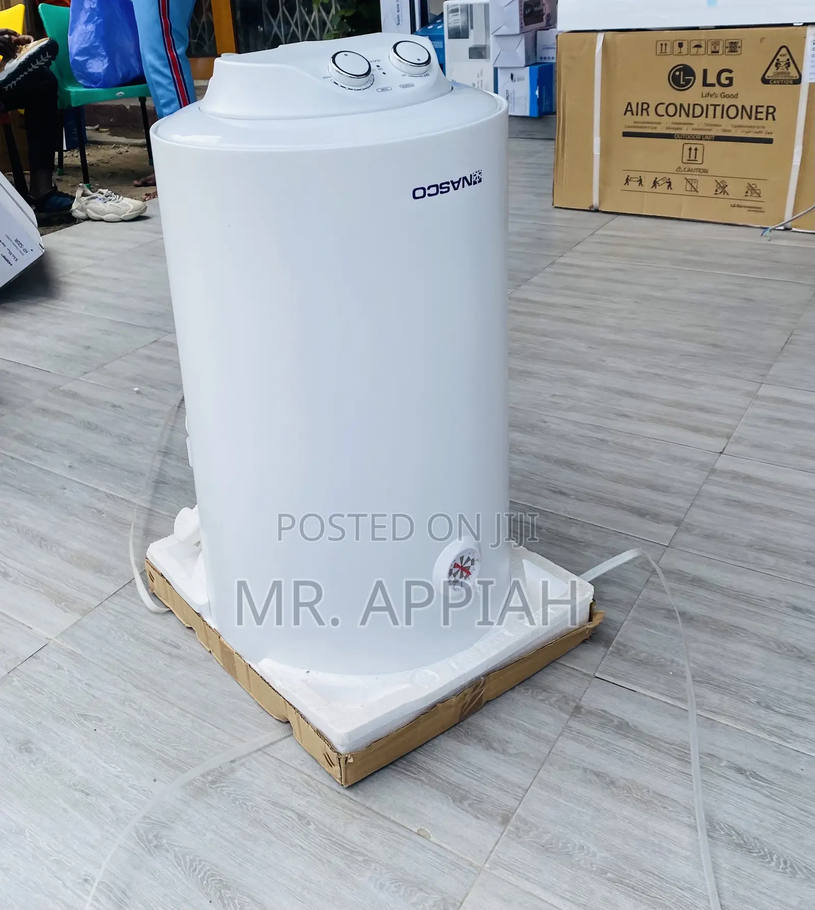 Purchase Authentic Nasco 50L Electric Water Heater(White).