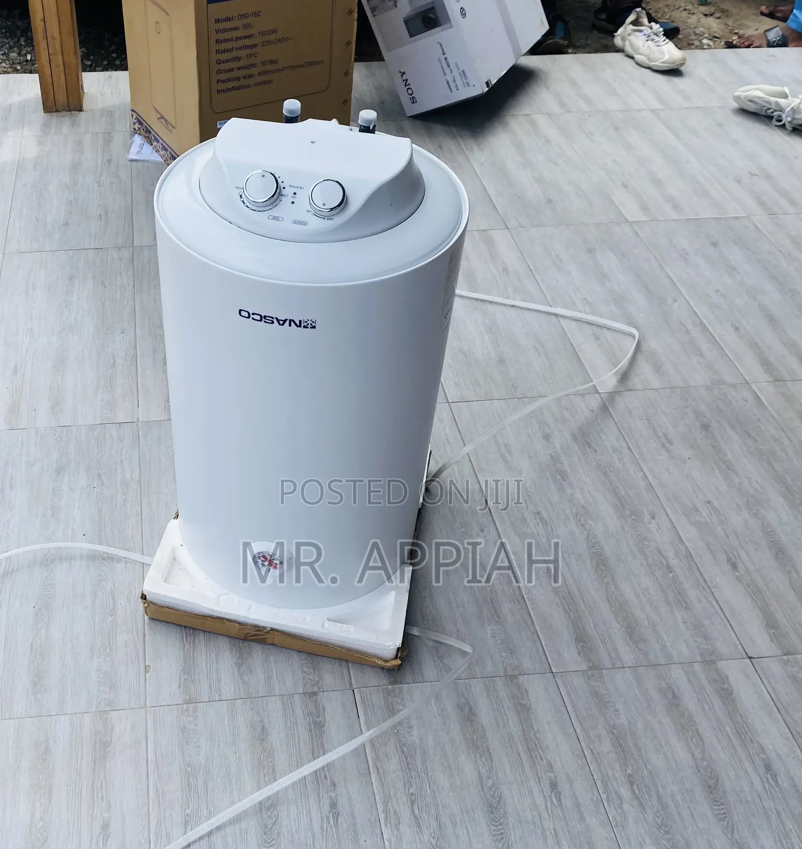 Purchase Nasco 50ltr Electric Water Heater(White).