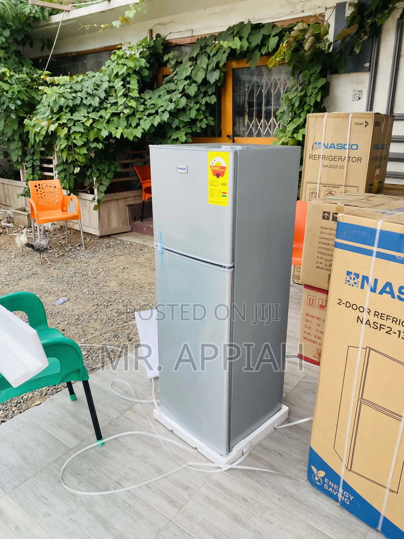 Buy Nasco Nasf2-18fl Double Door Electric Fridge(Gray).