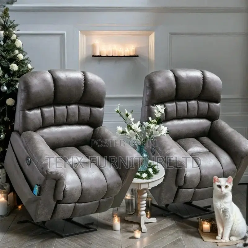 Microfiber Power Lift Reclining