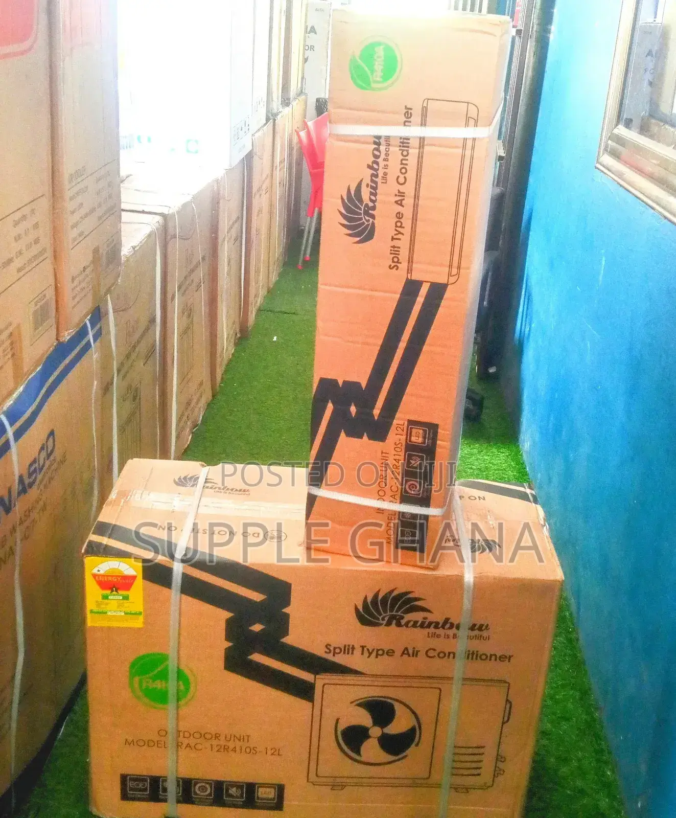 Rainbow 1.5hp Air Conditioner Split Type Indoor and Outdoor