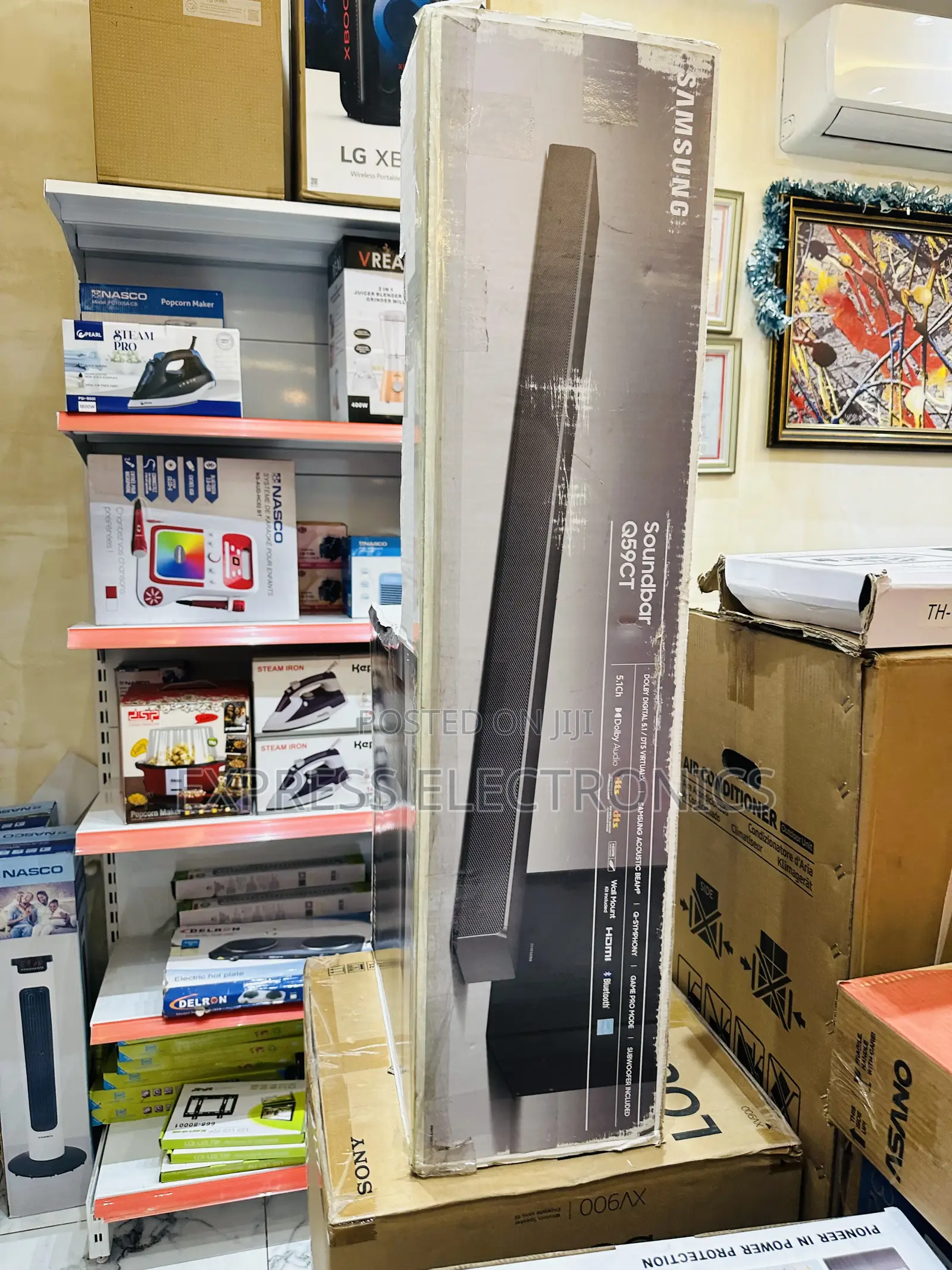 Grab a Deal on Samsung Q59CT Soundbar With Woofer