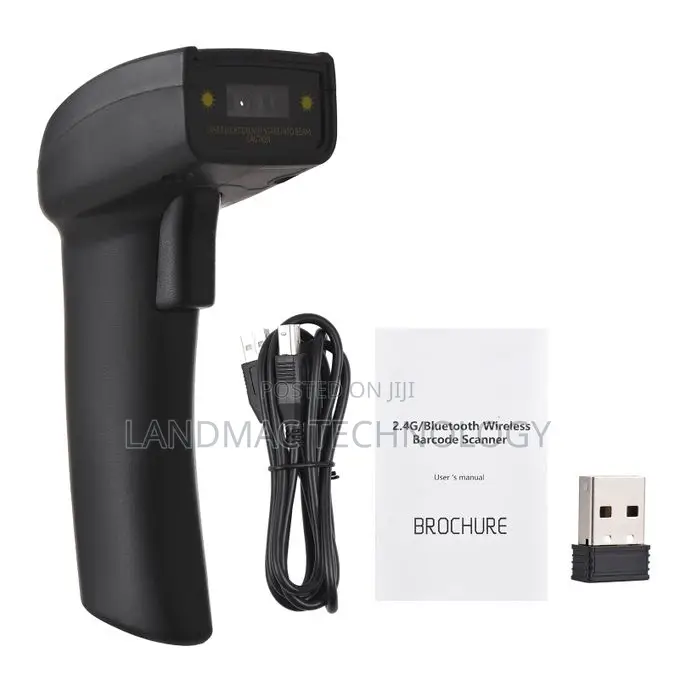 2d Wireless Bt+2.4g Barcode Scanner Handheld Usb Wired 1d