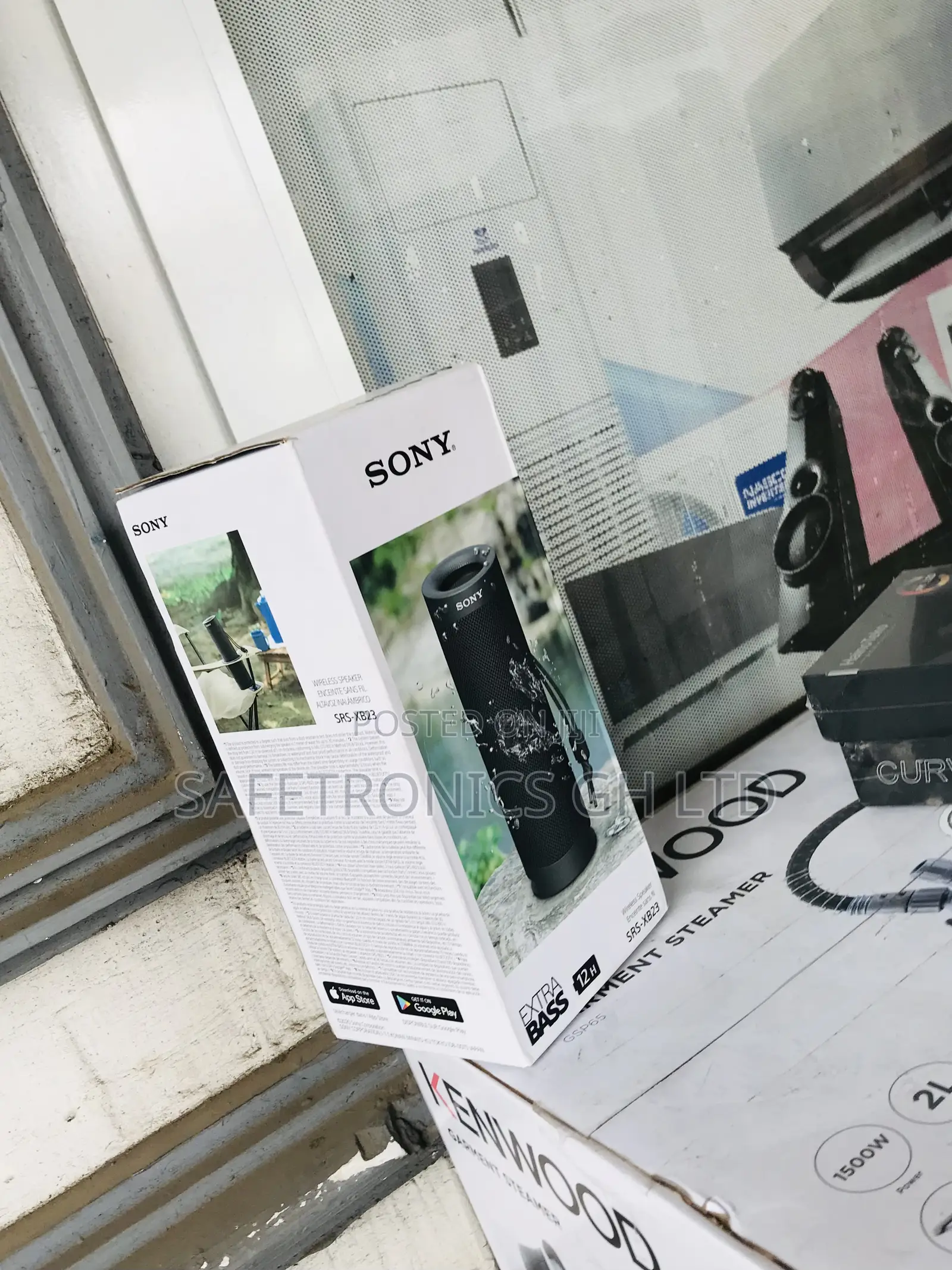 Wireless Black Sony XB23 Bluetooth Speaker 