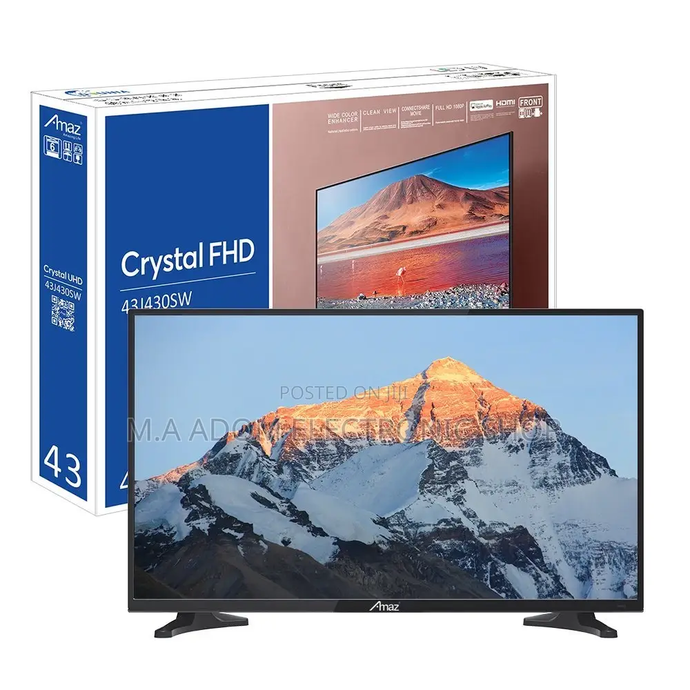 Yootoo 43” Crystal Uhd Frameless Digital Satellite Led Tv
