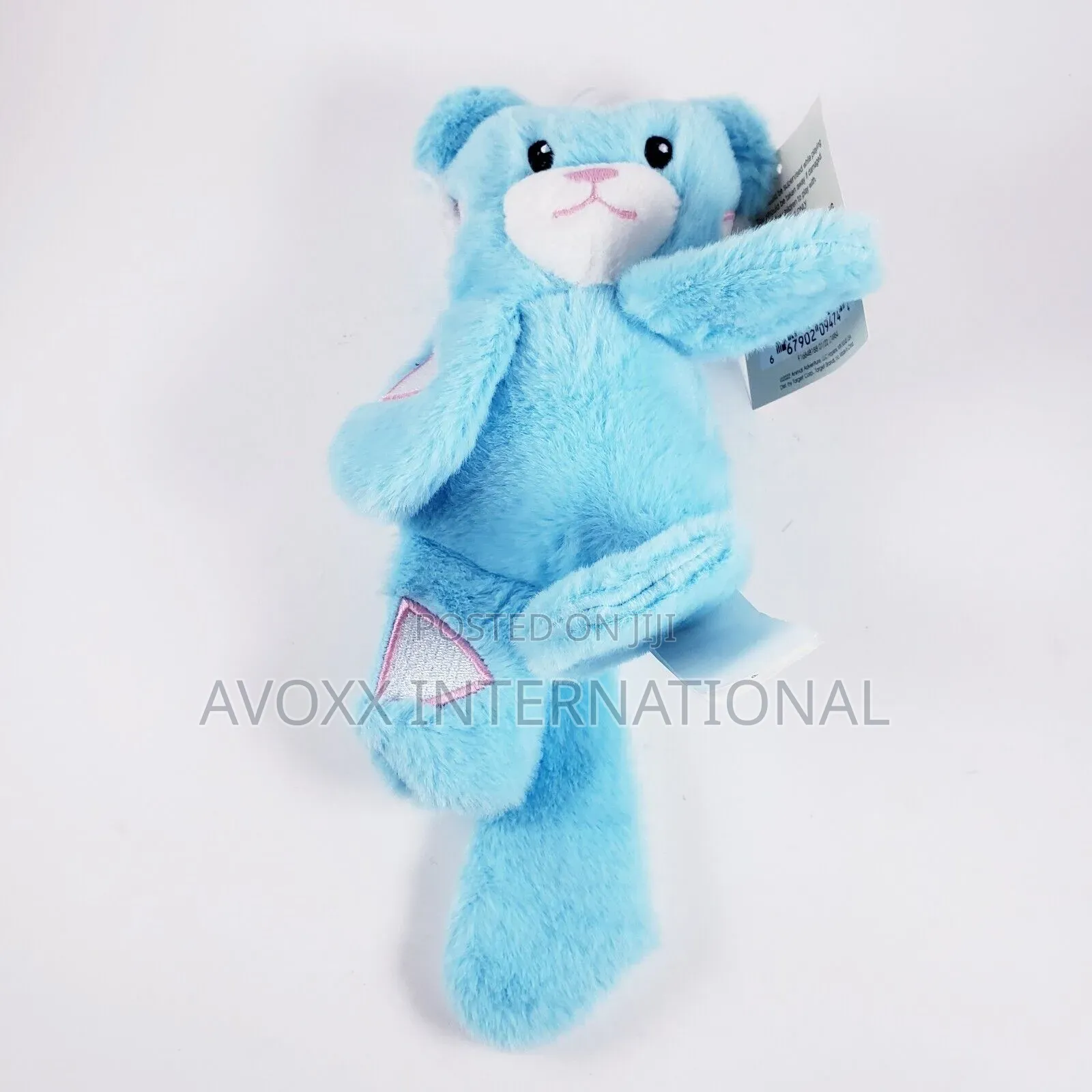 Animal Adventure 3 Plush Tiger Dog Toy - Blue