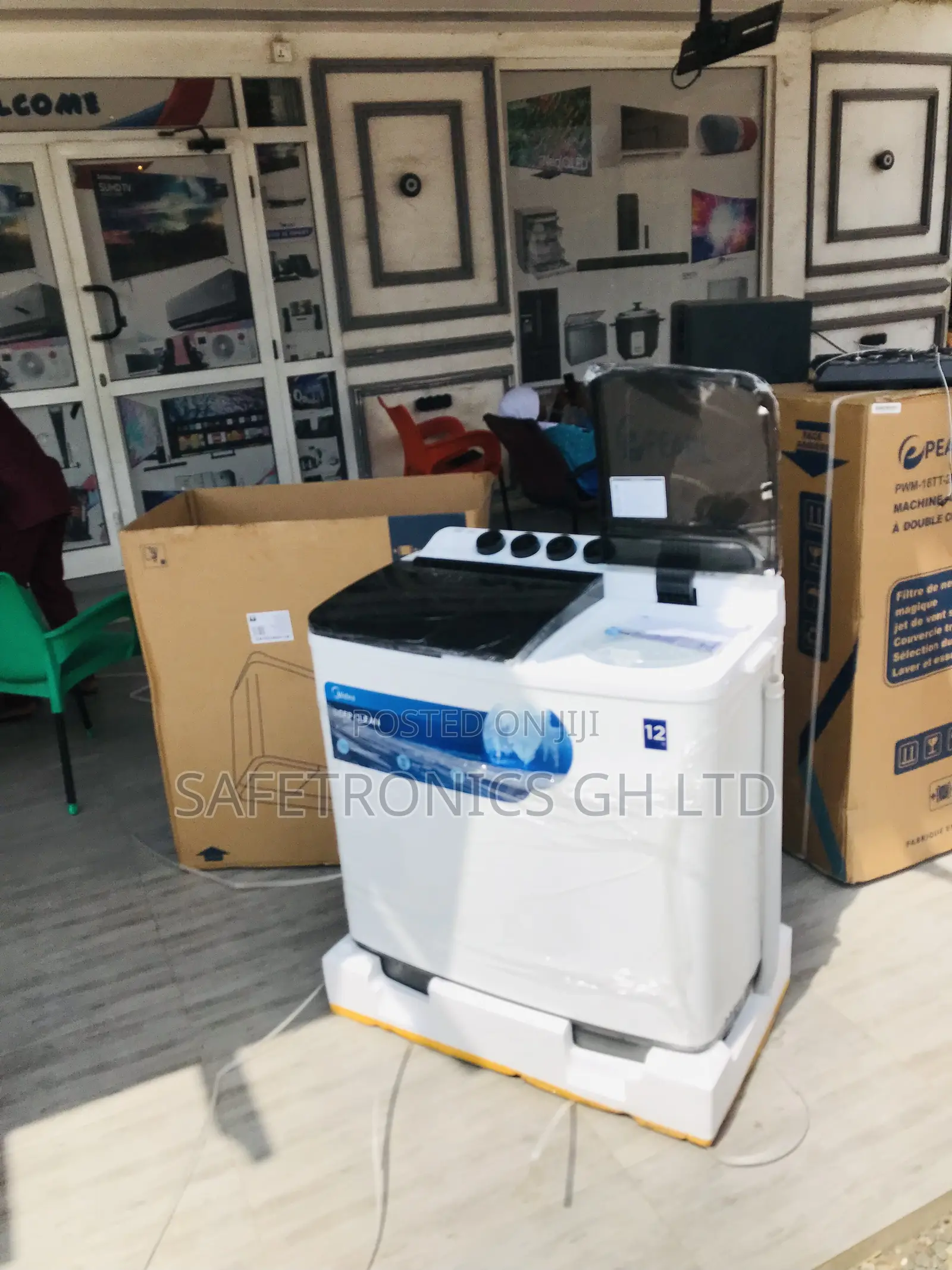 Available Topload Semi Automatic Washer Midea 12kg 