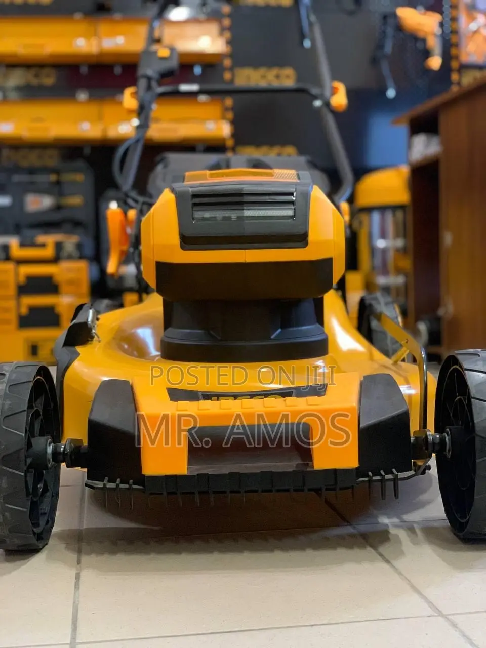 18" Cordless Lawn Mower 40v + 2 Battery and Grass Bag - Lmli20186