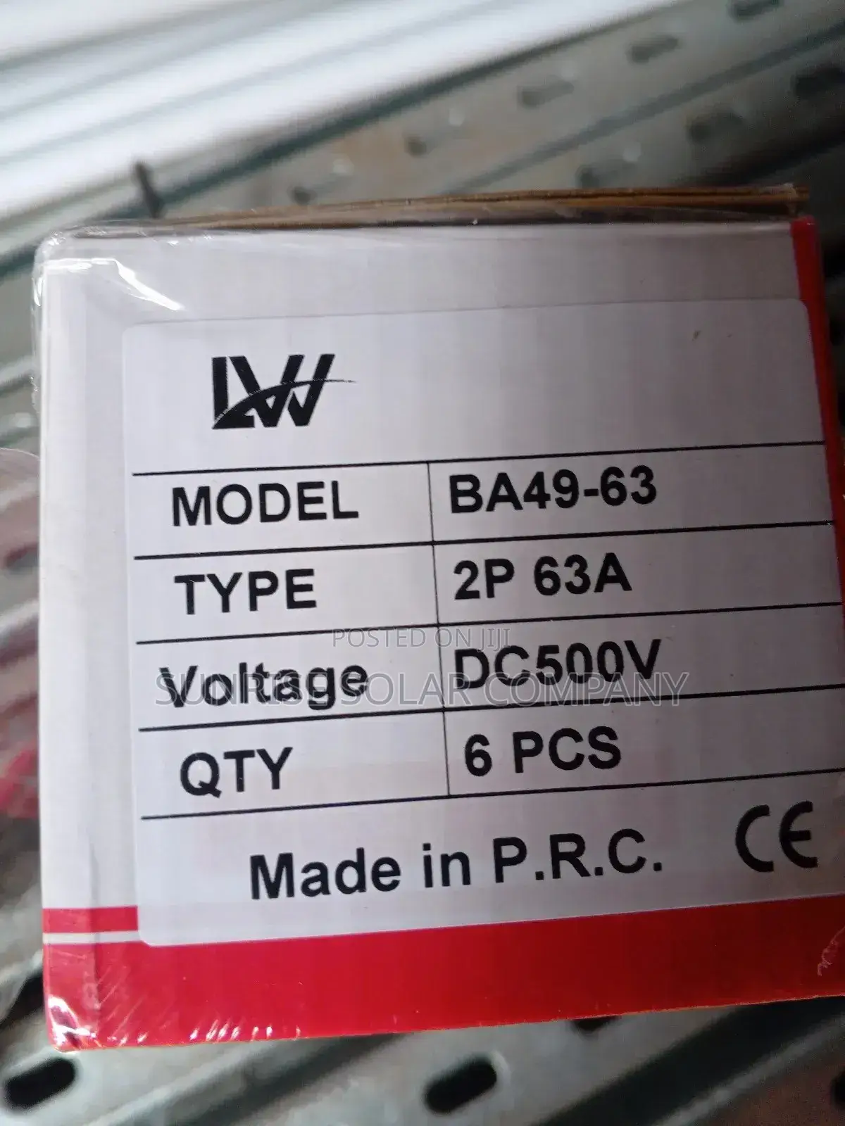 Solar Dc Breaker 63a