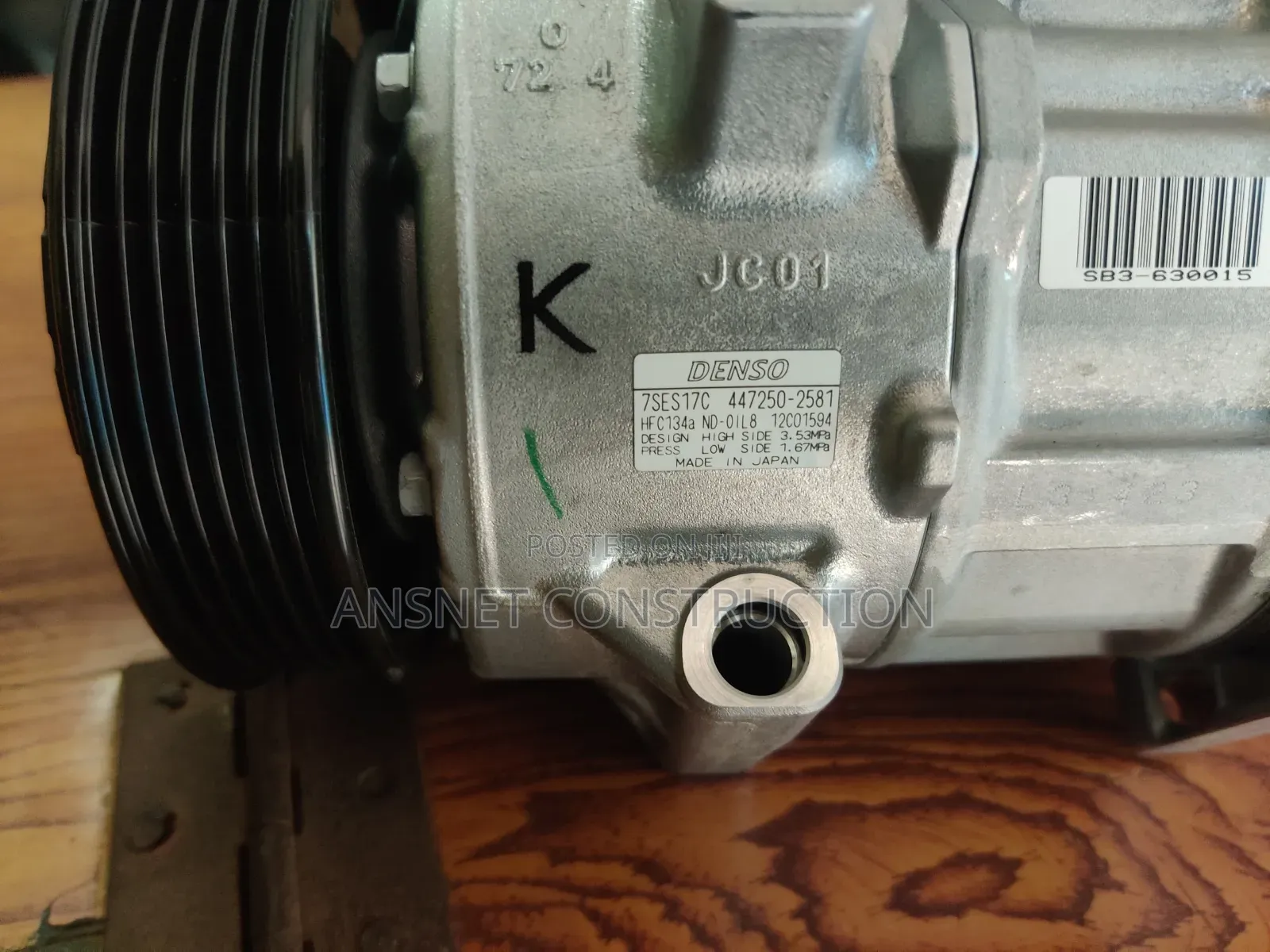 Toyota Highlander 2016-2022 AC Compressor Denso(Japan)