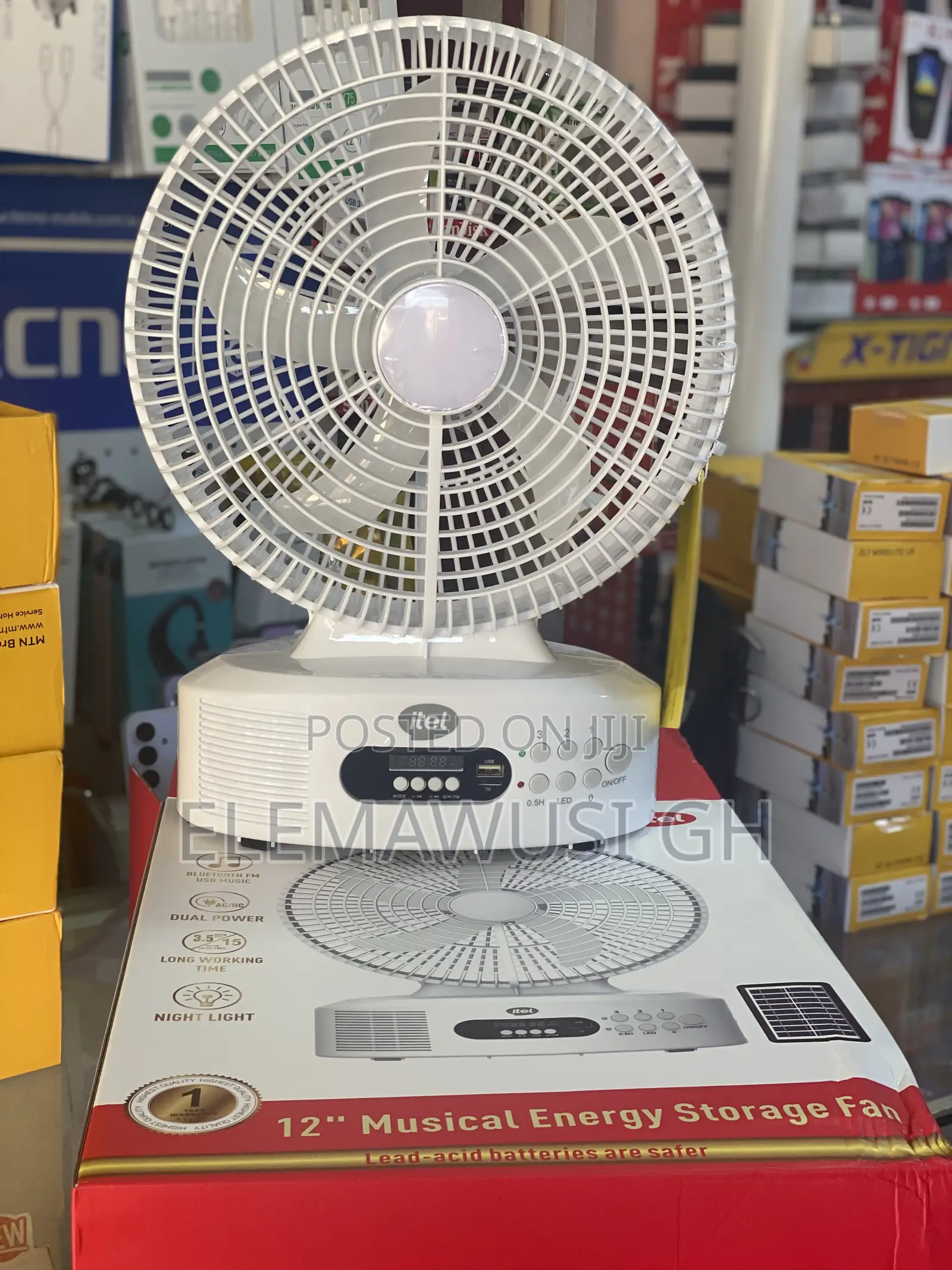 Itel AC/DC Rechargeable Fun With Speaker 12 Inches