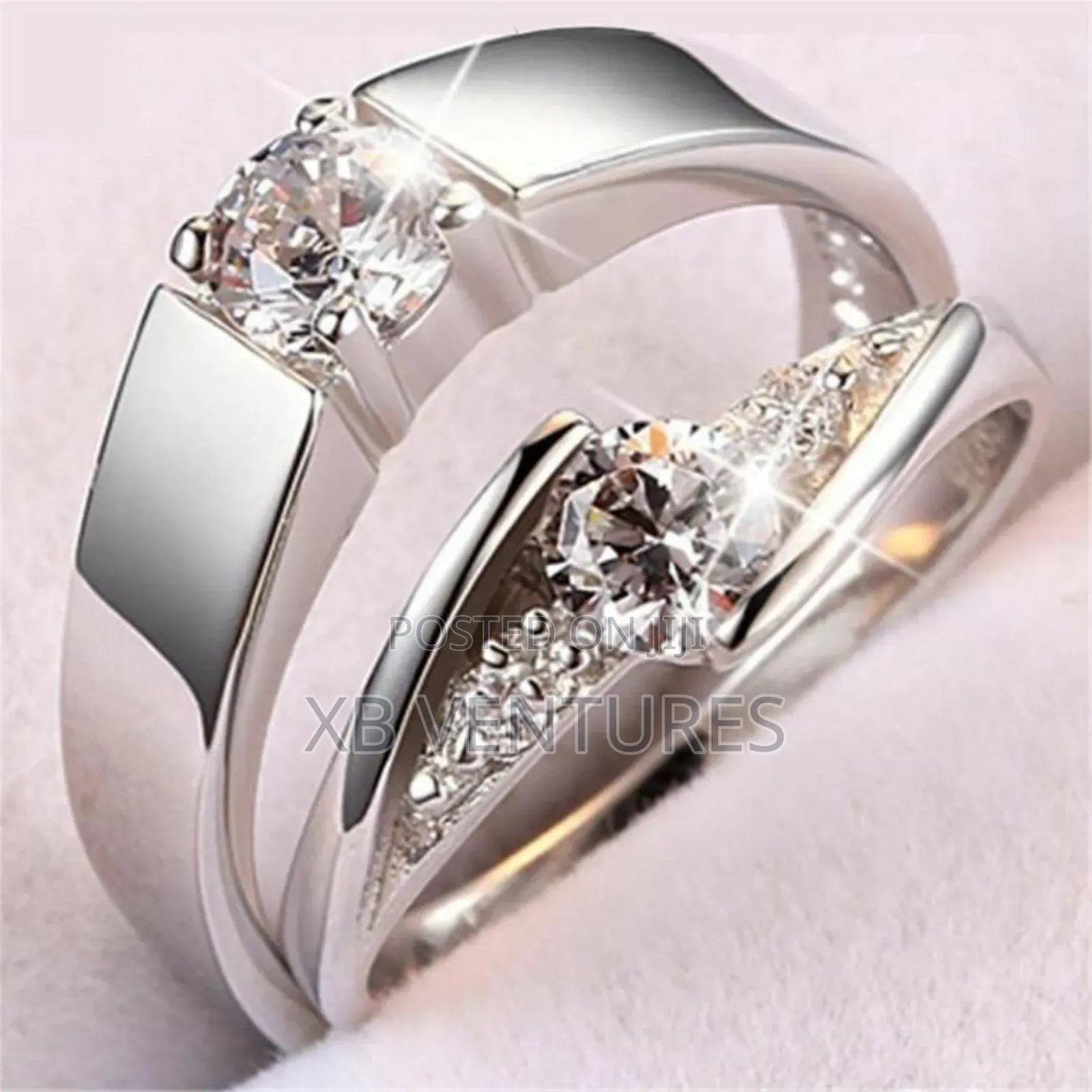 Adjustable Diamond Couple Wedding Ring