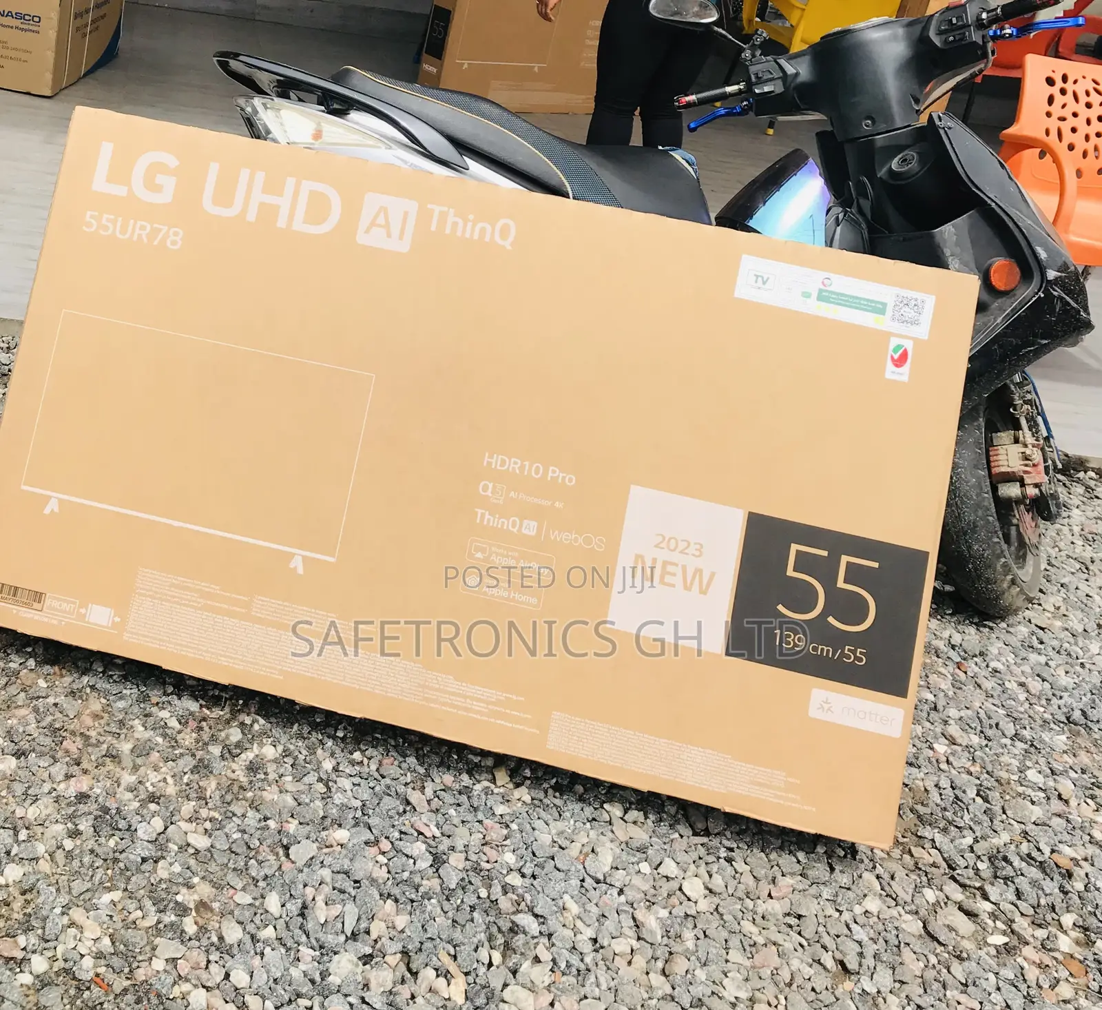  Reliable UR73 55” LED UHD Smart LG Tv 