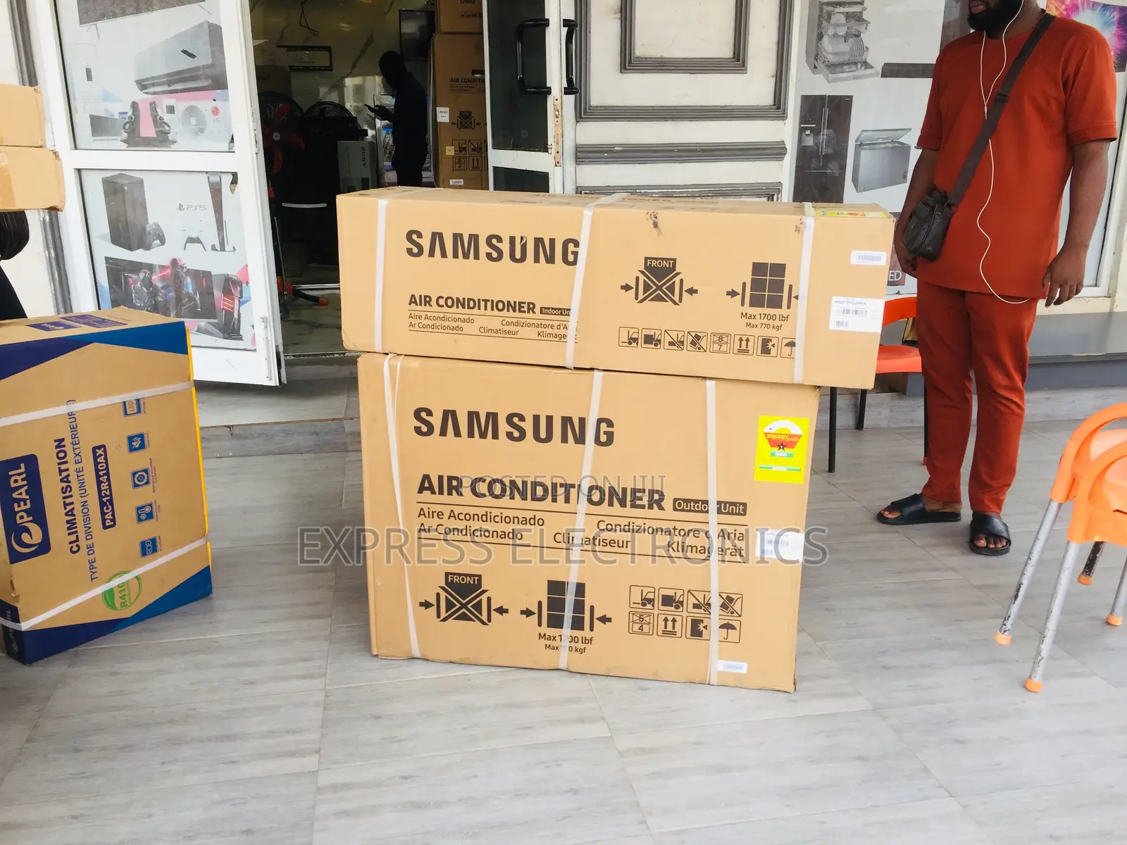 24hours Timer  Split R410 Gas Samsung 2.5hp