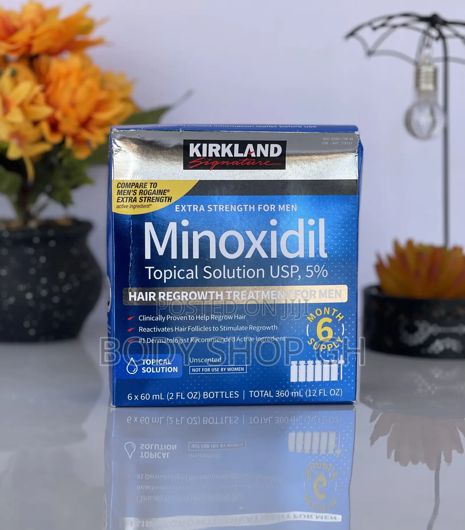 Full Pack (6 Bottles) -Original Kirkland Minoxidil Solutions