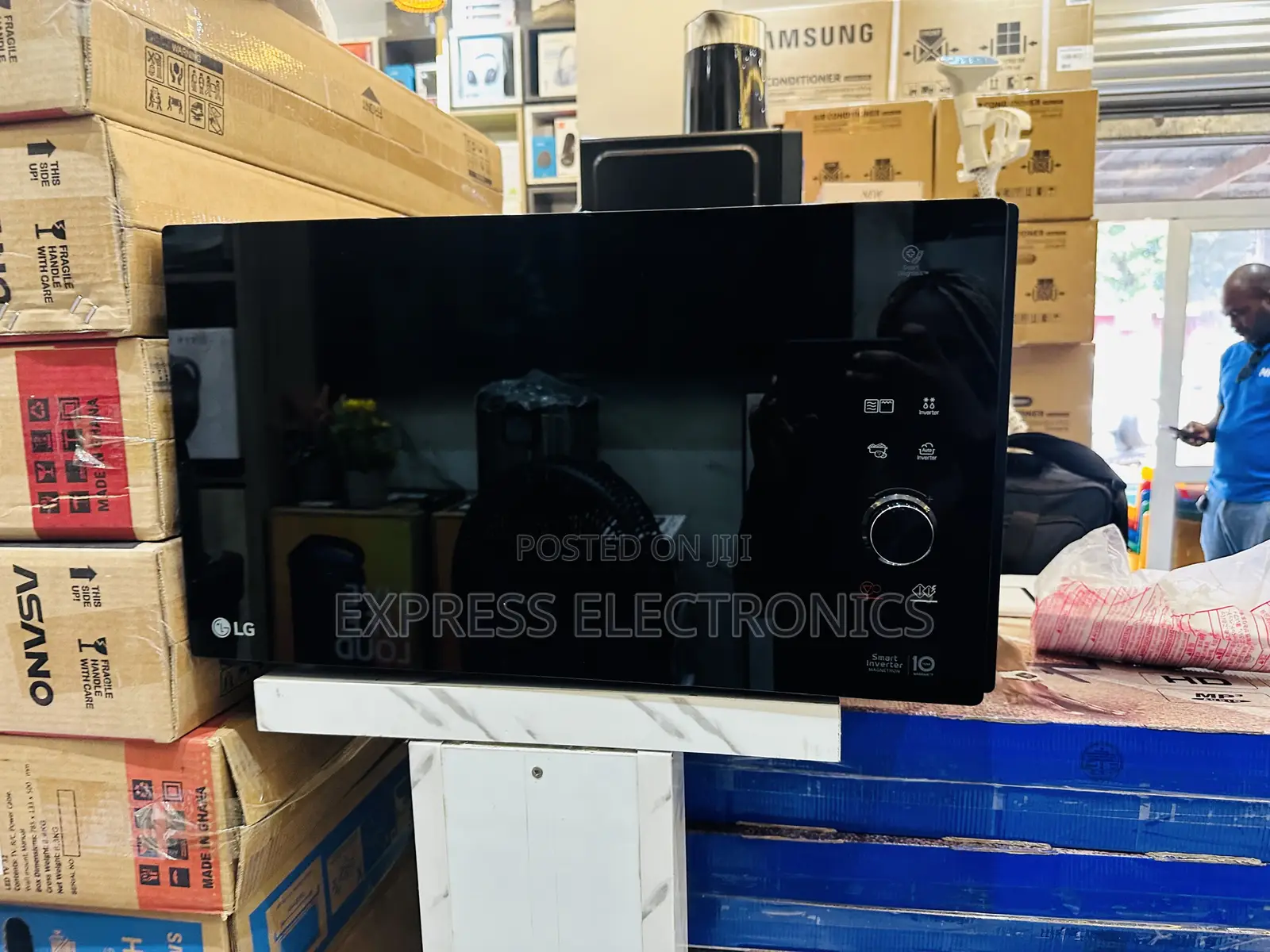 Smart Inverter LG LG MH8265CIS Microwave Oven  