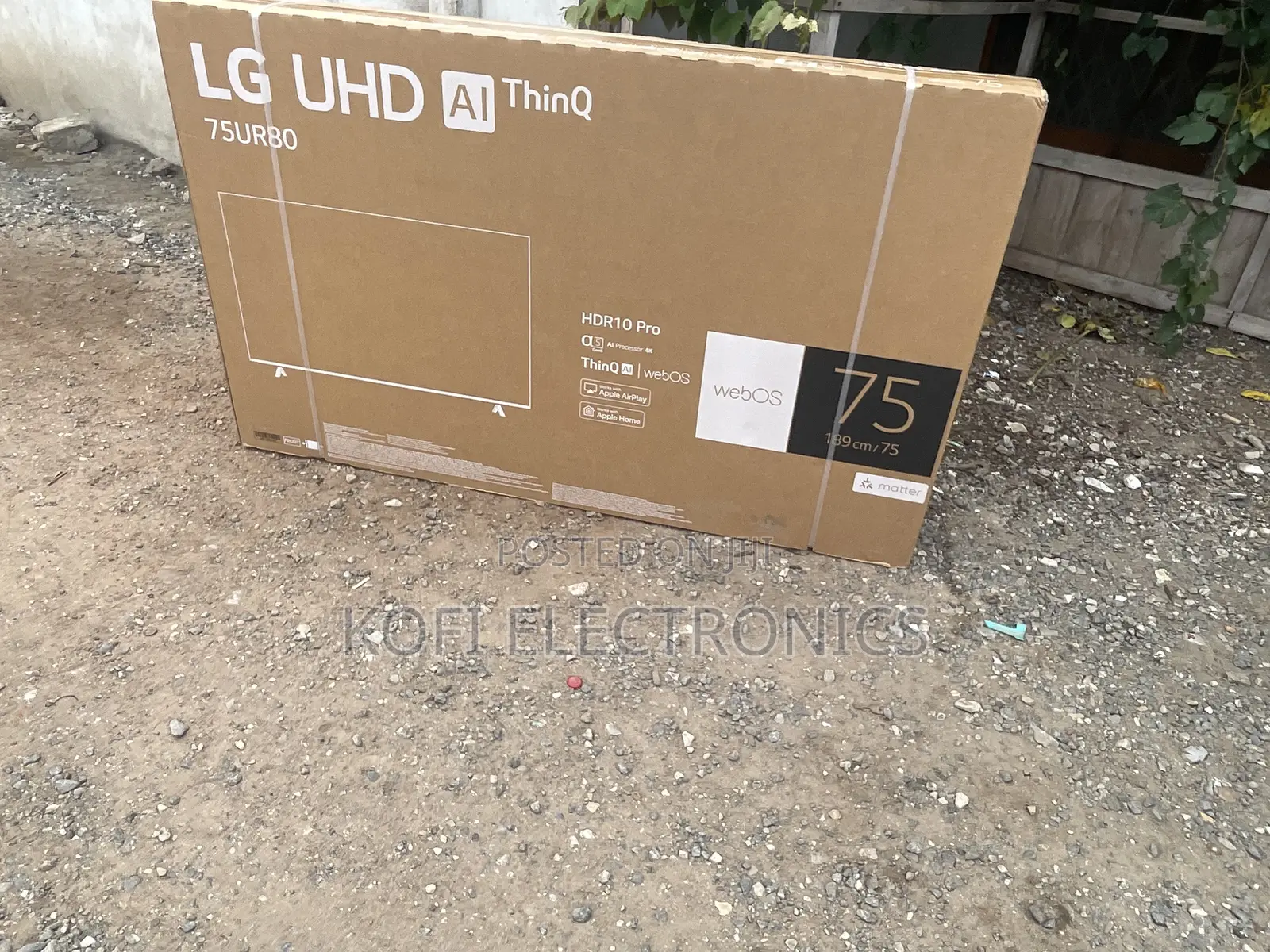 LG 75ur78 Uhd LED Smart Tv, Webos With Simple Leg Stand