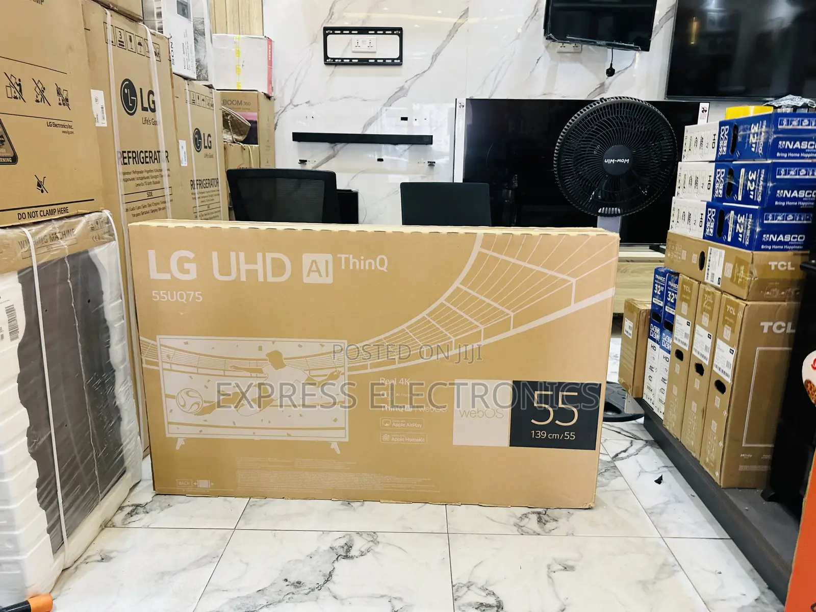 Clear Cinematic Experience UHD Smart LG 55”UR73