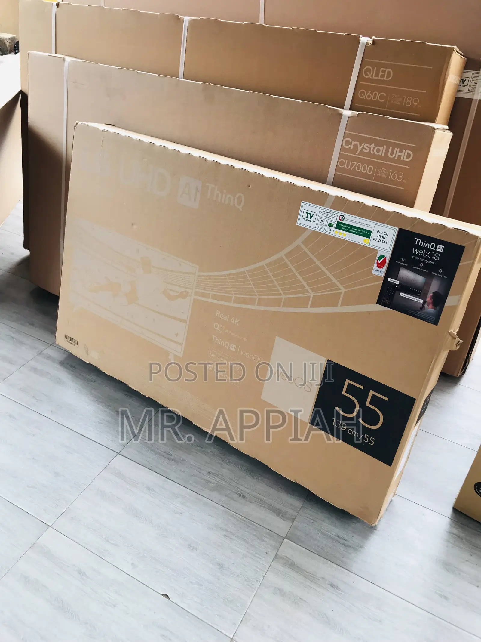 Sleek Lg 55ur73006 55” Uhd Smart Electric Television.
