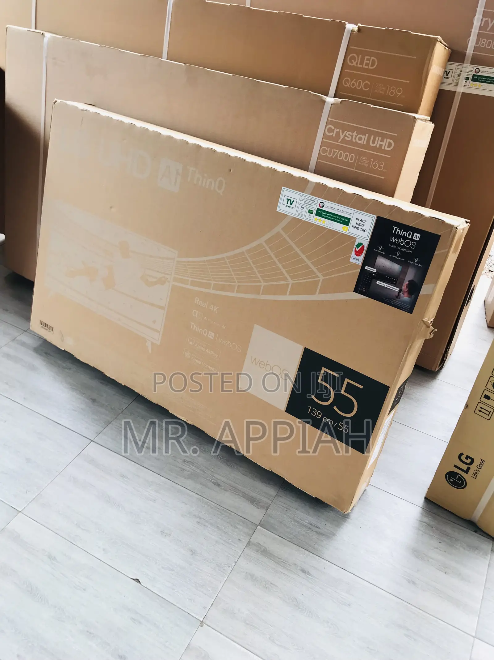 Sleek Lg 55ur73006 55” Uhd Smart Electric Television.