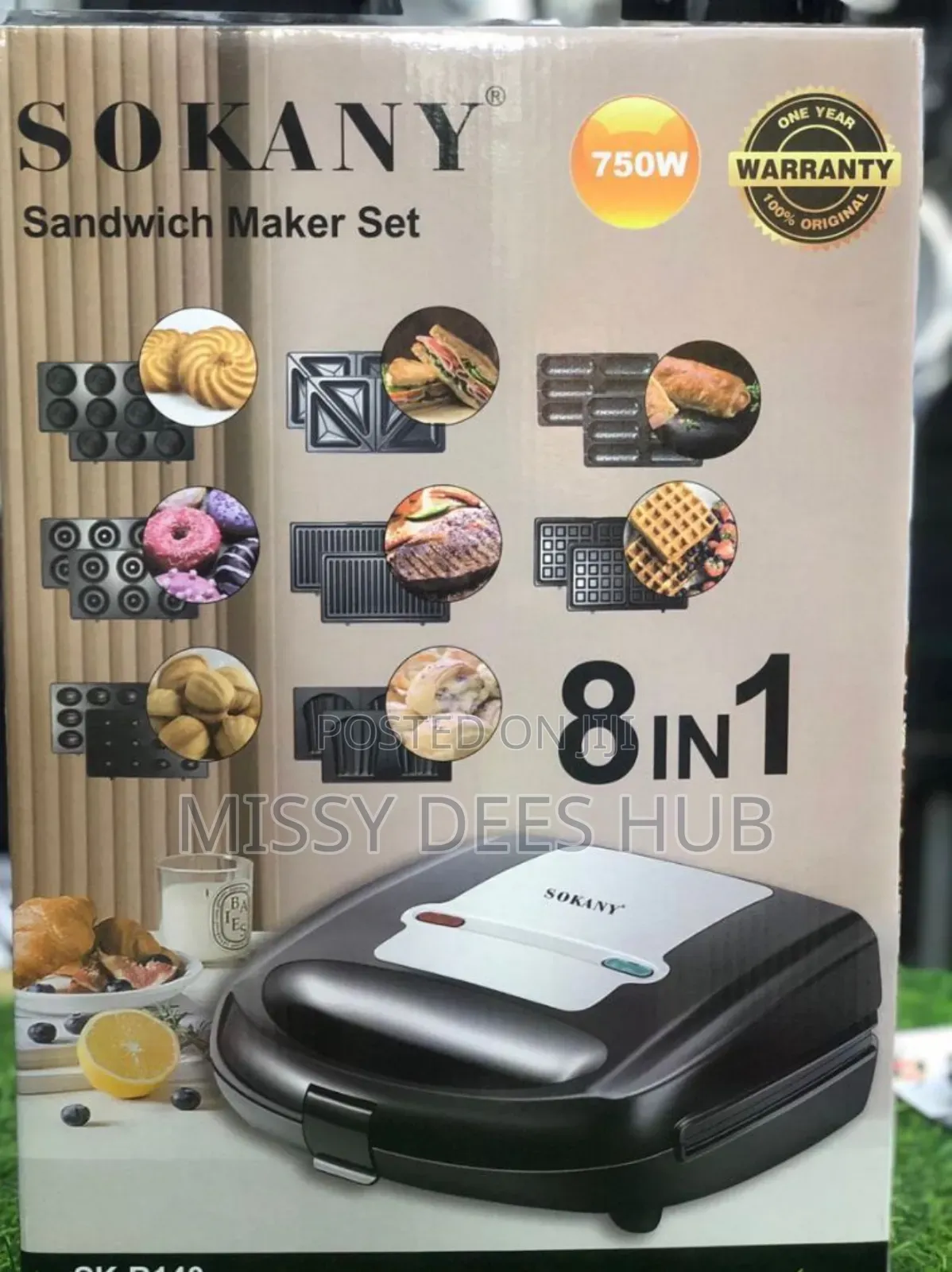 Sokany 8in1 Sandwich Maker