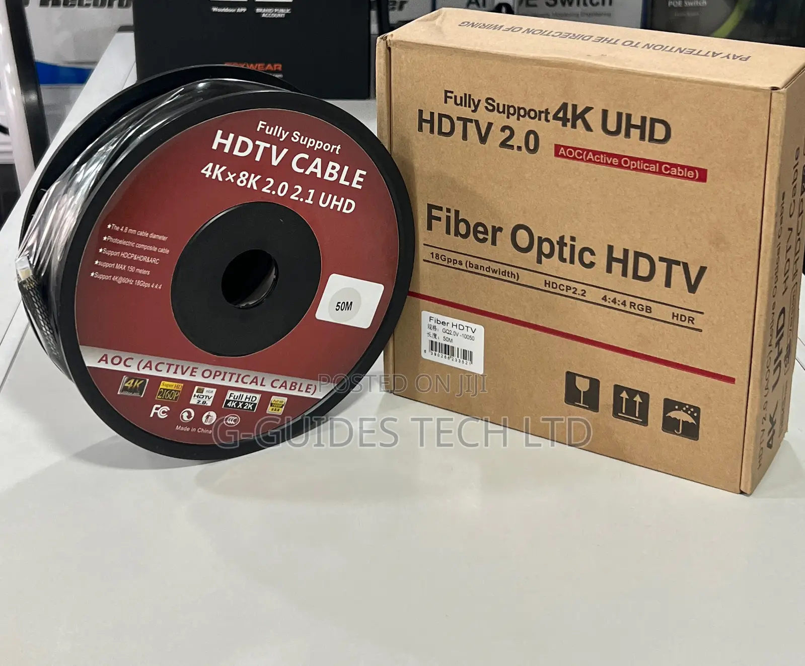 50M HDMI Fiber Optic Cable, 50M Active HDMI Cable